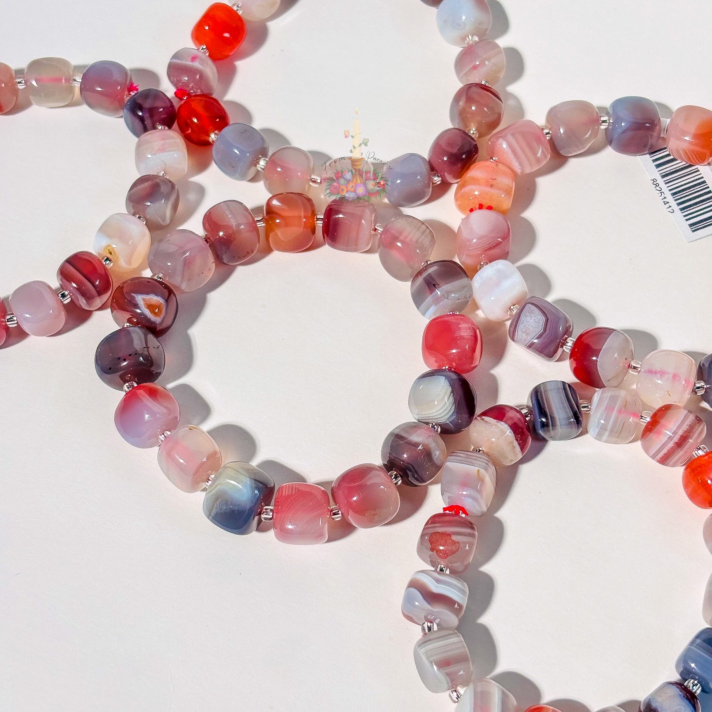 Botswana Agate Crystal Bracelet: Emotional Stability & Resilience