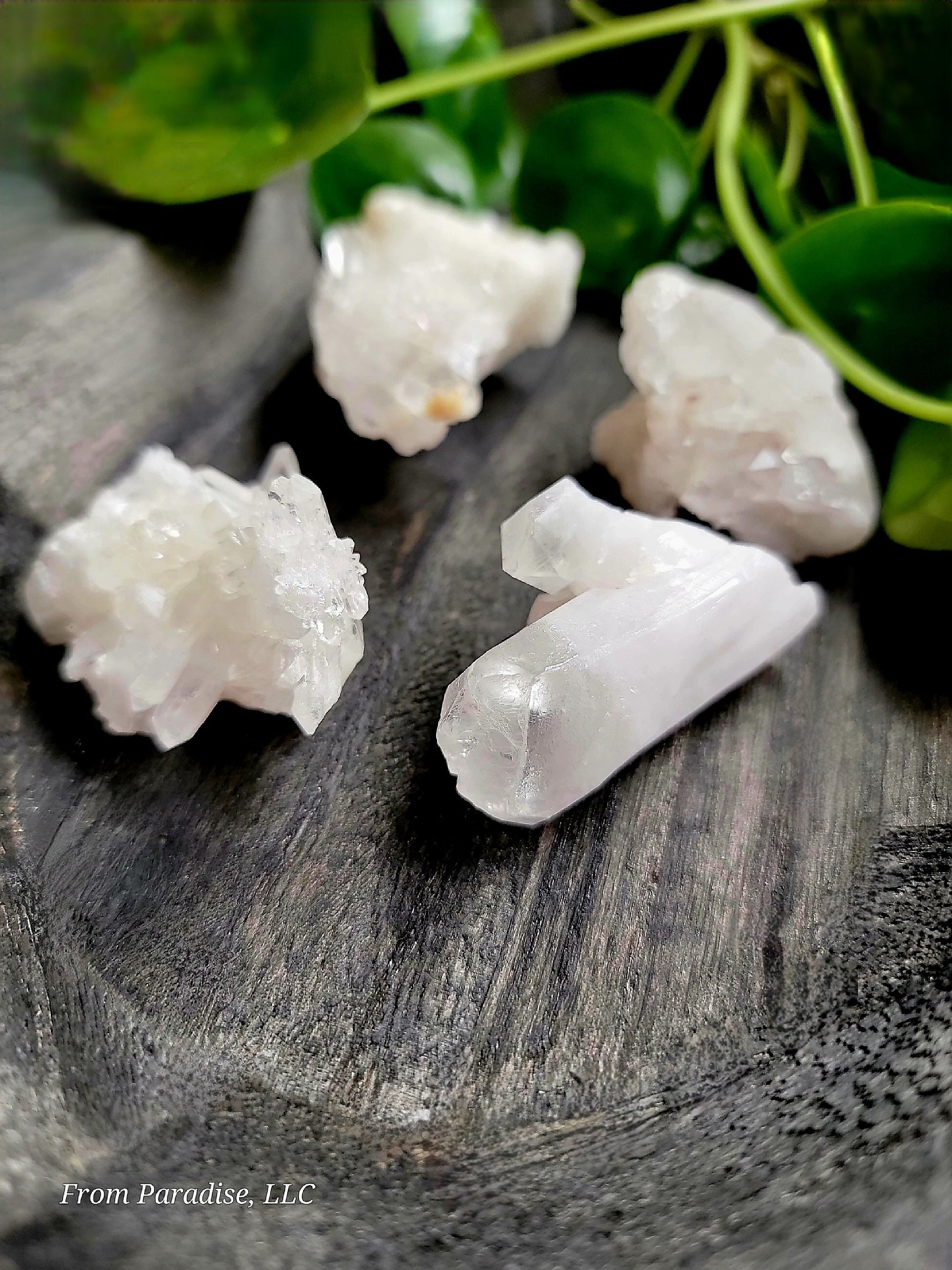 raw clear quartz specimen