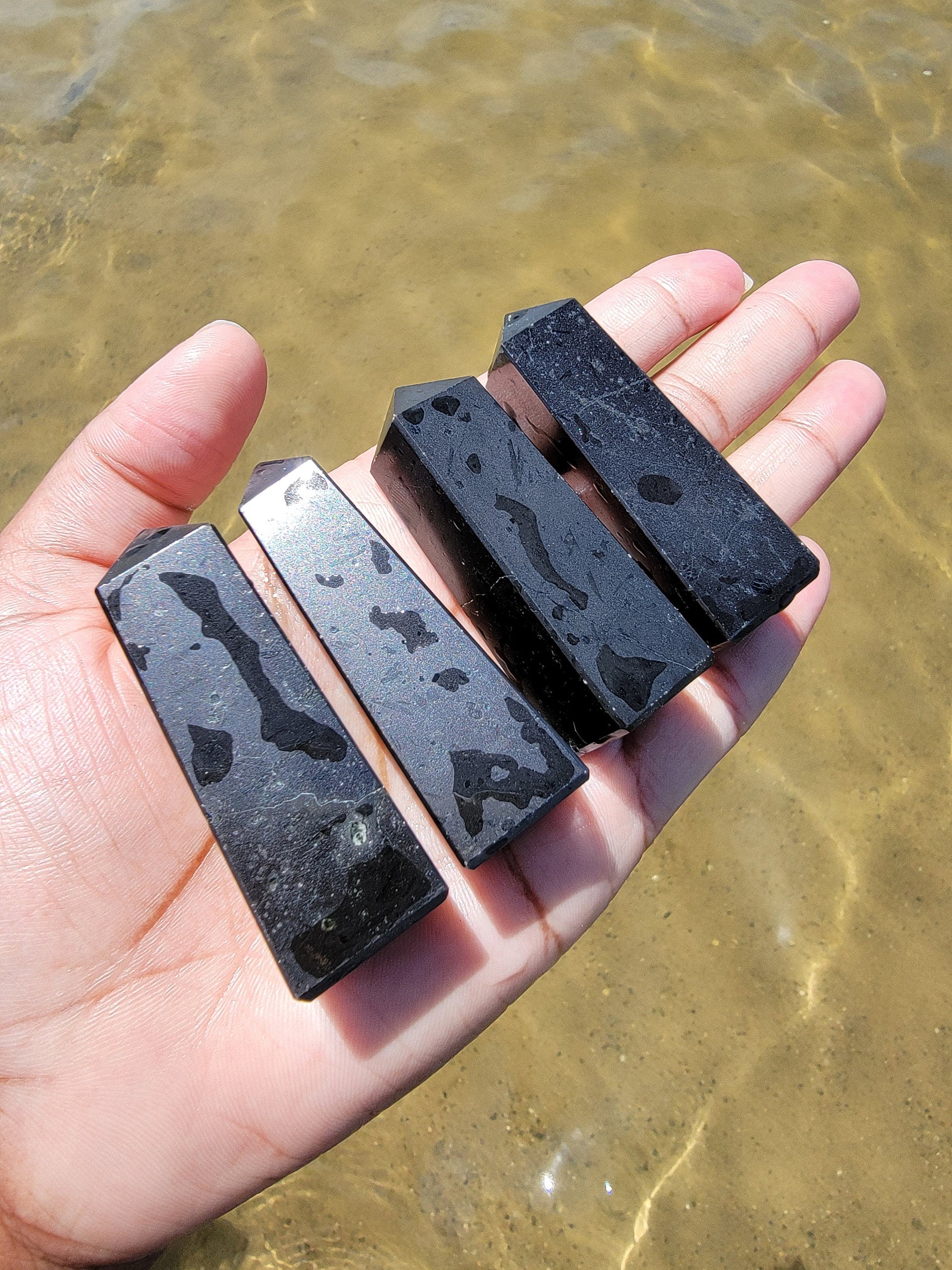 schorl tower Black Tourmaline Crystal Obelisk