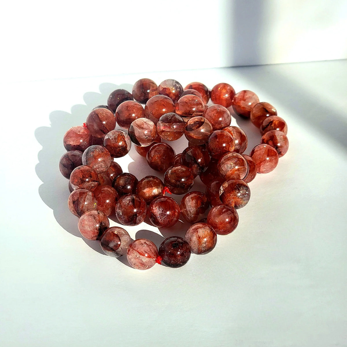 Red fire quartz bracelet