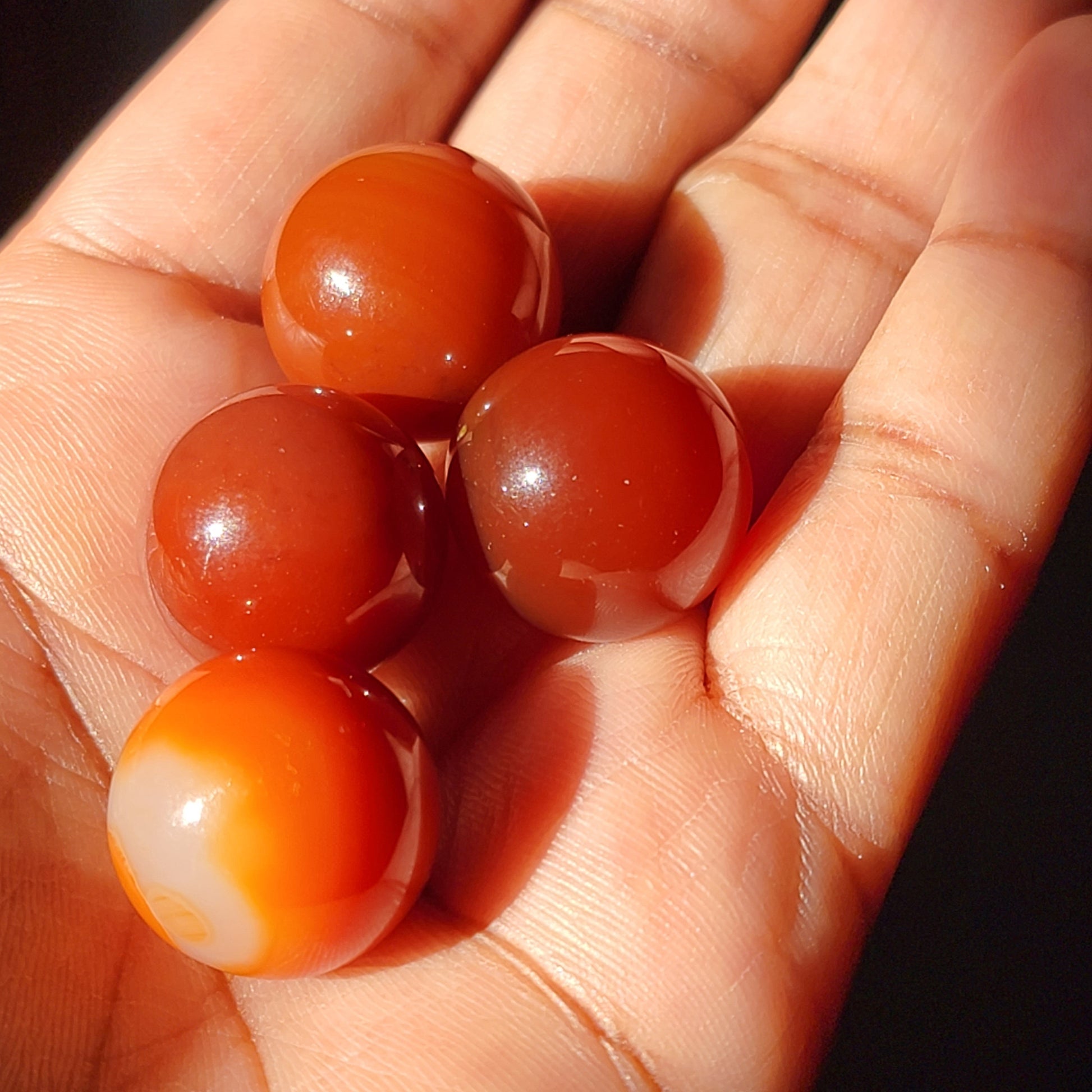 Red Carnelian Crystal Sphere
