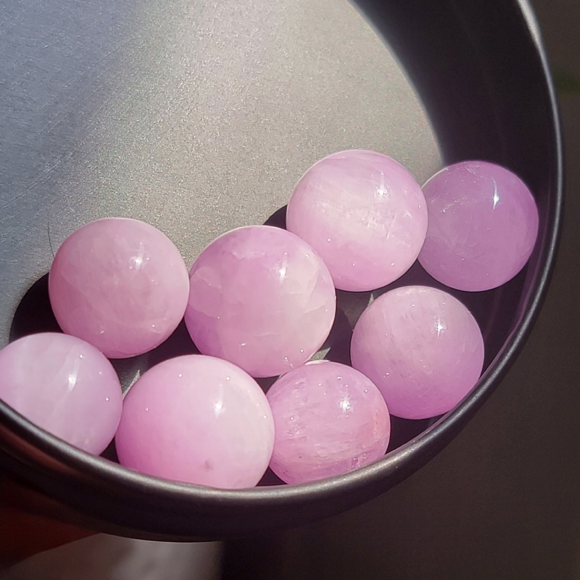 Kunzite Crystal Sphere