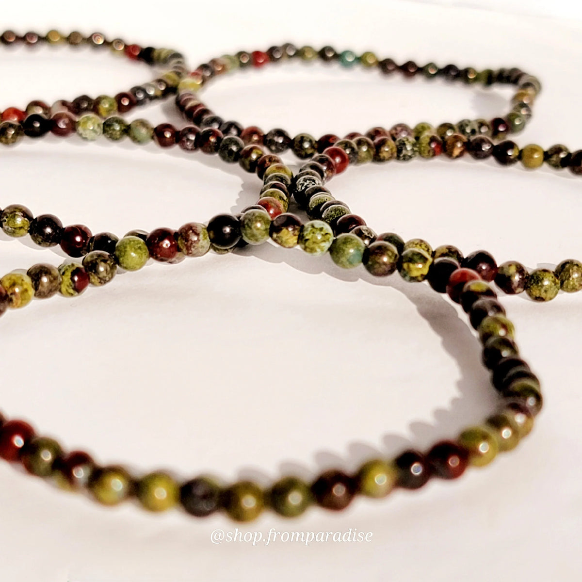 Dragons Blood Jasper Crystal Gemstone Bracelet
