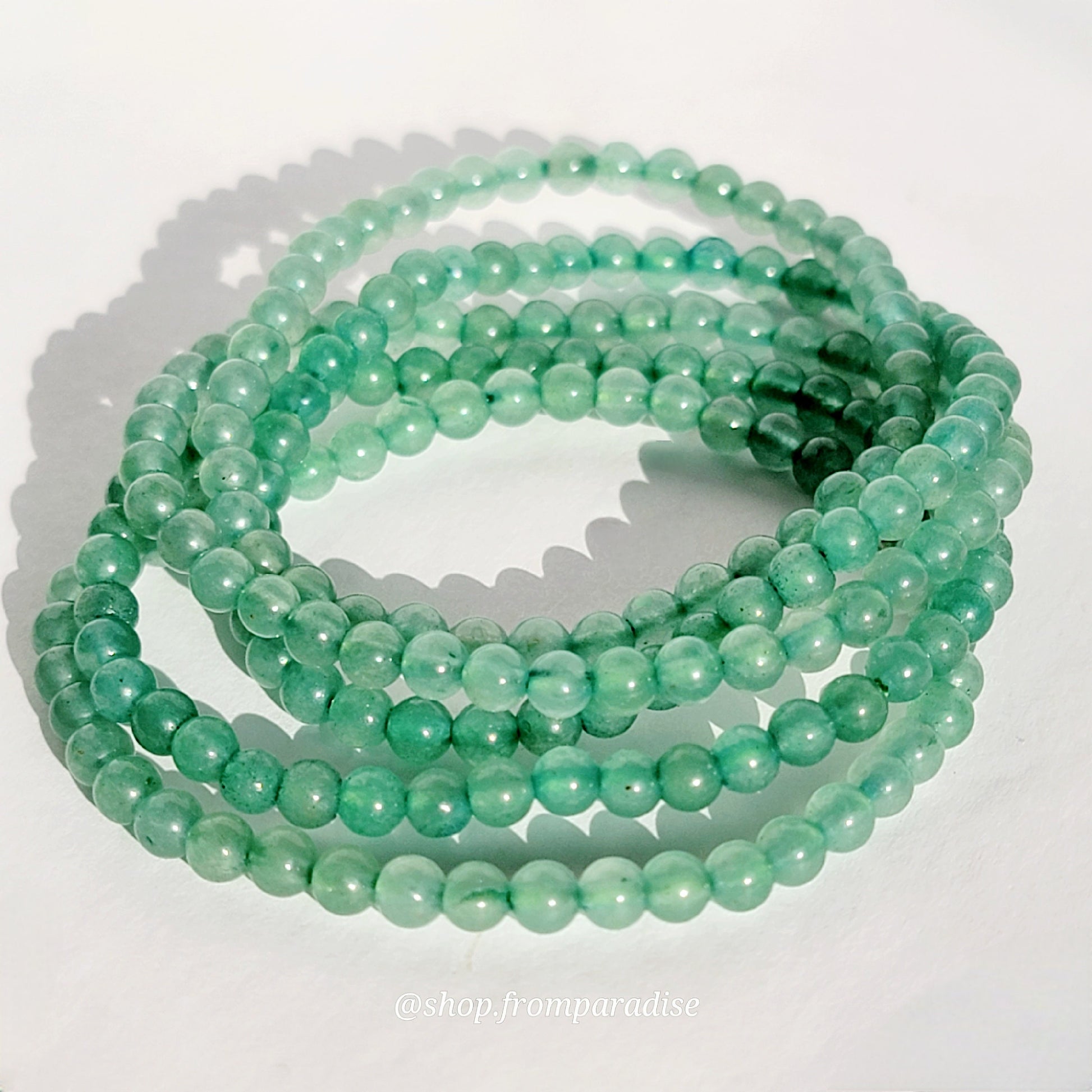 green aventurine crystal bracelet
