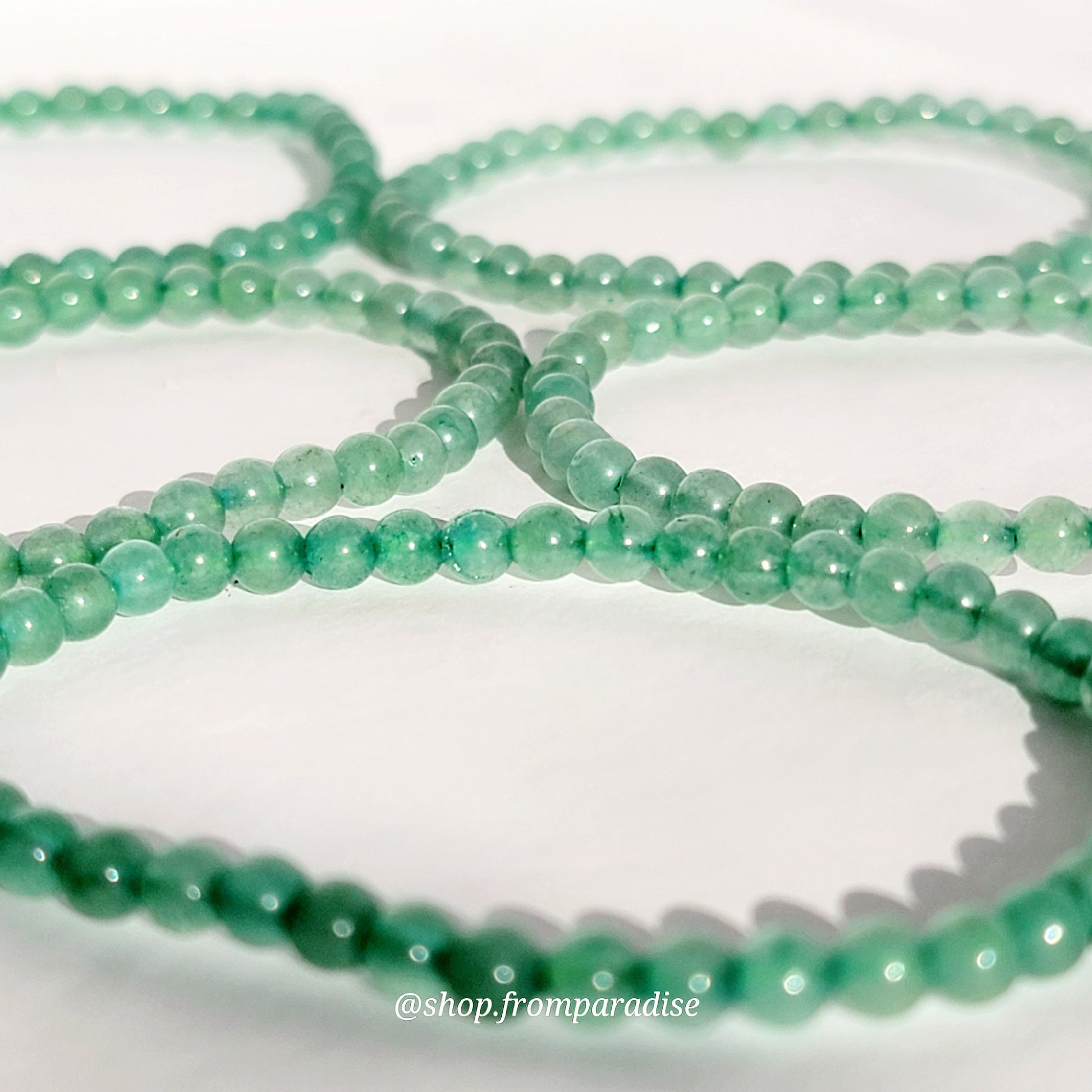green aventurine crystal bracelet