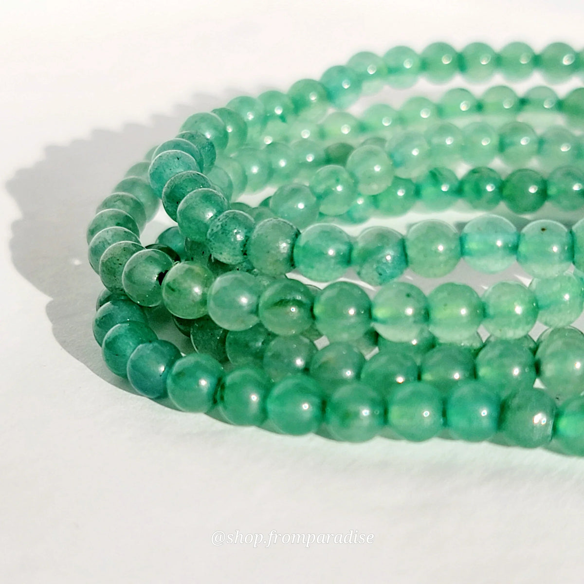 green aventurine crystal bracelet