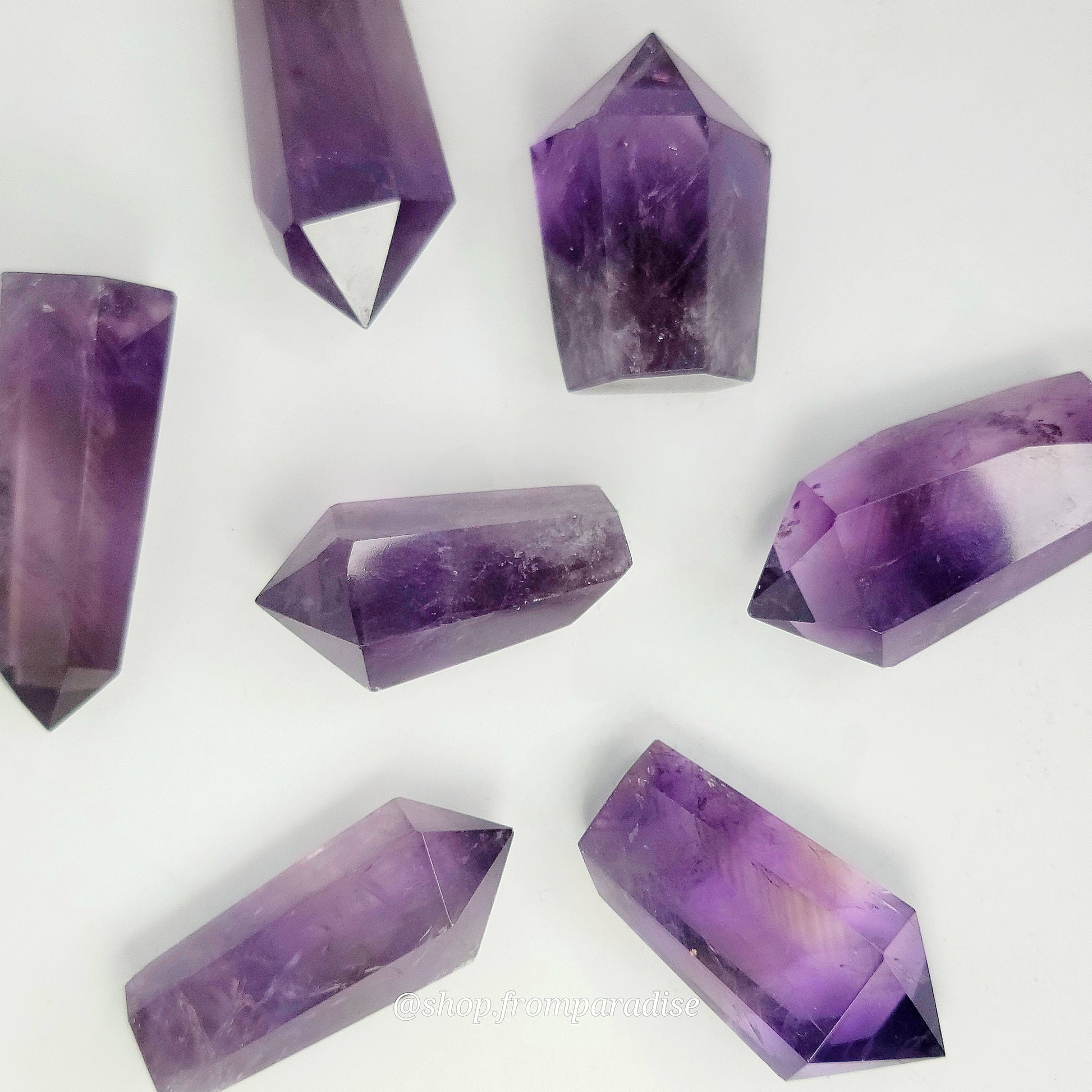 Purple Amethyst Cupcake Mini Crystal Tower