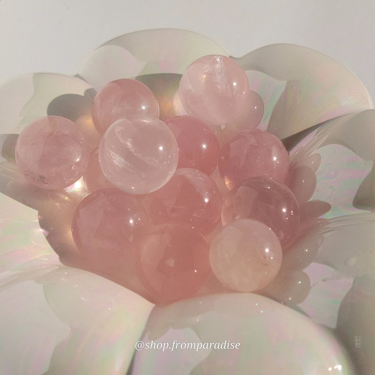 Rose Quartz Mini Crystal Sphere