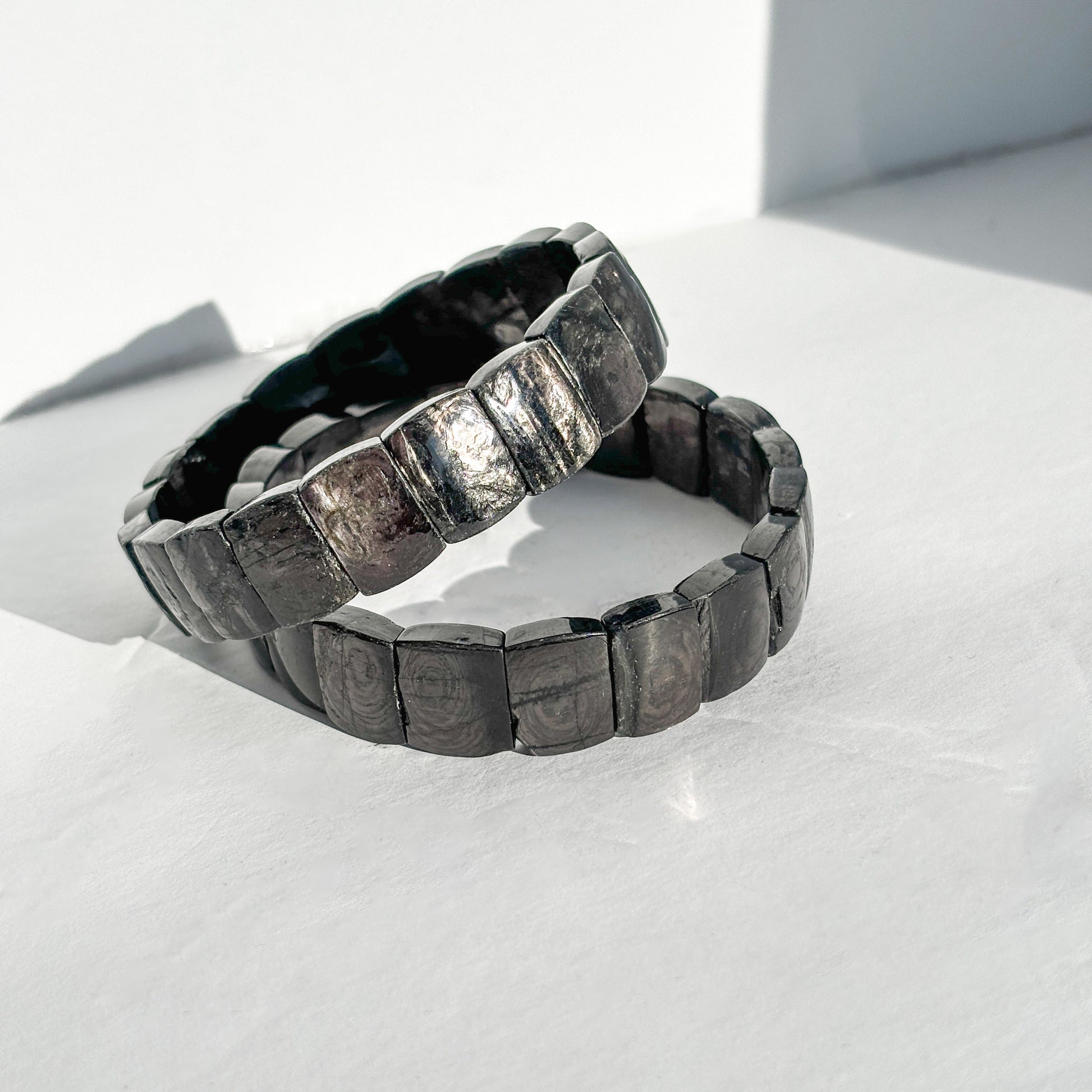 Hypersthene Crystal Bangle