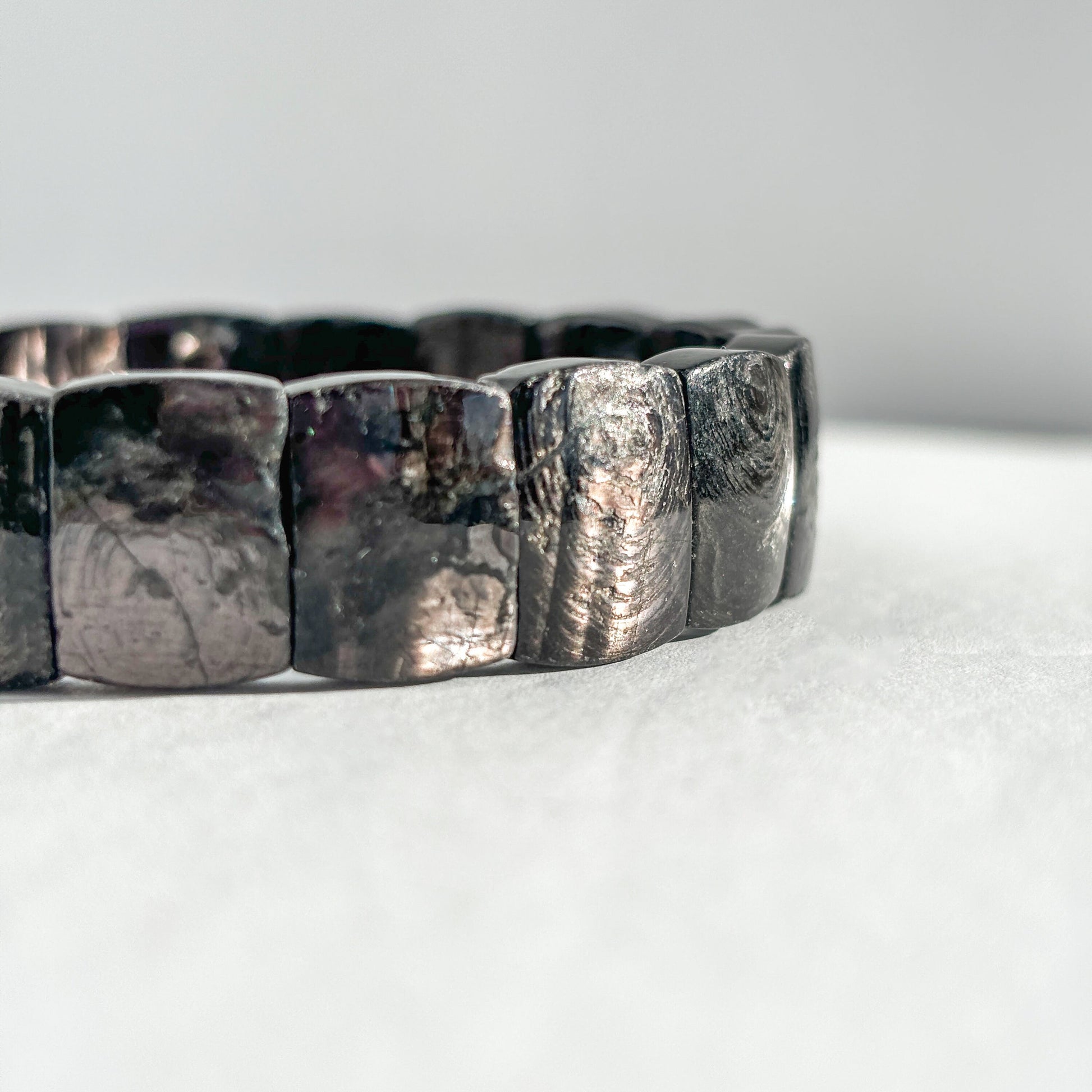 Hypersthene Crystal Bangle