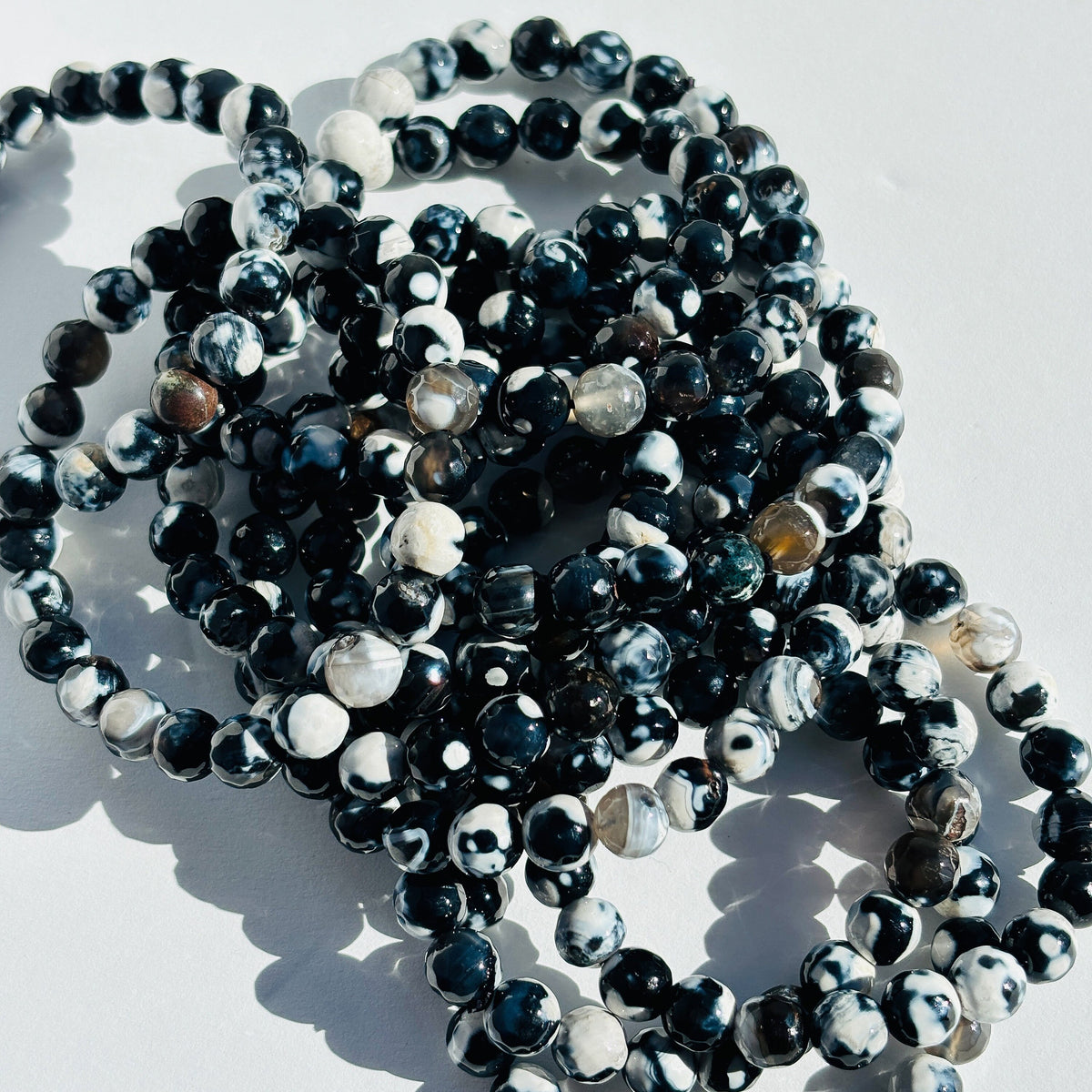 Orca Agate Crystal Handmade Bracelet