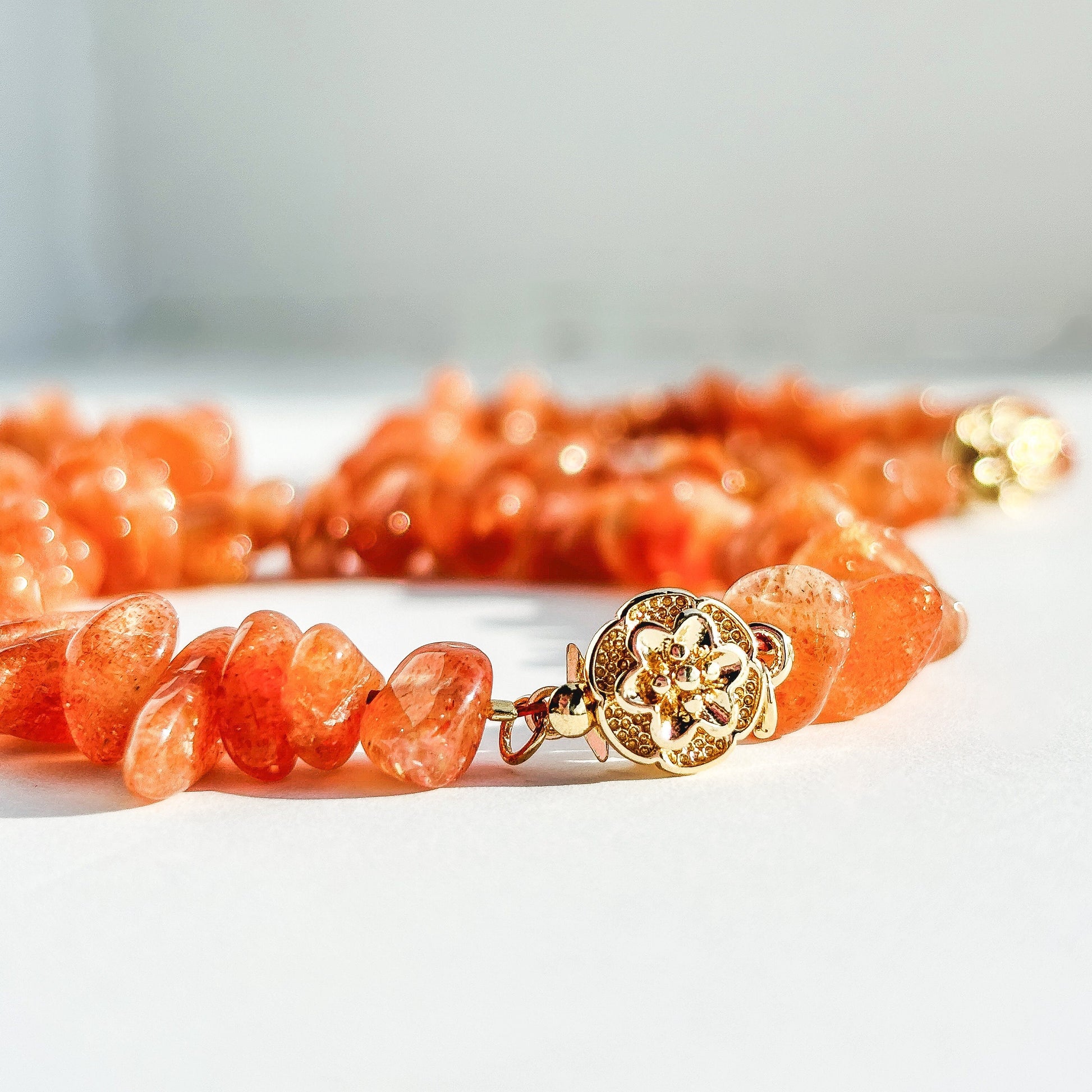 Sunstone Crystal Bracelet