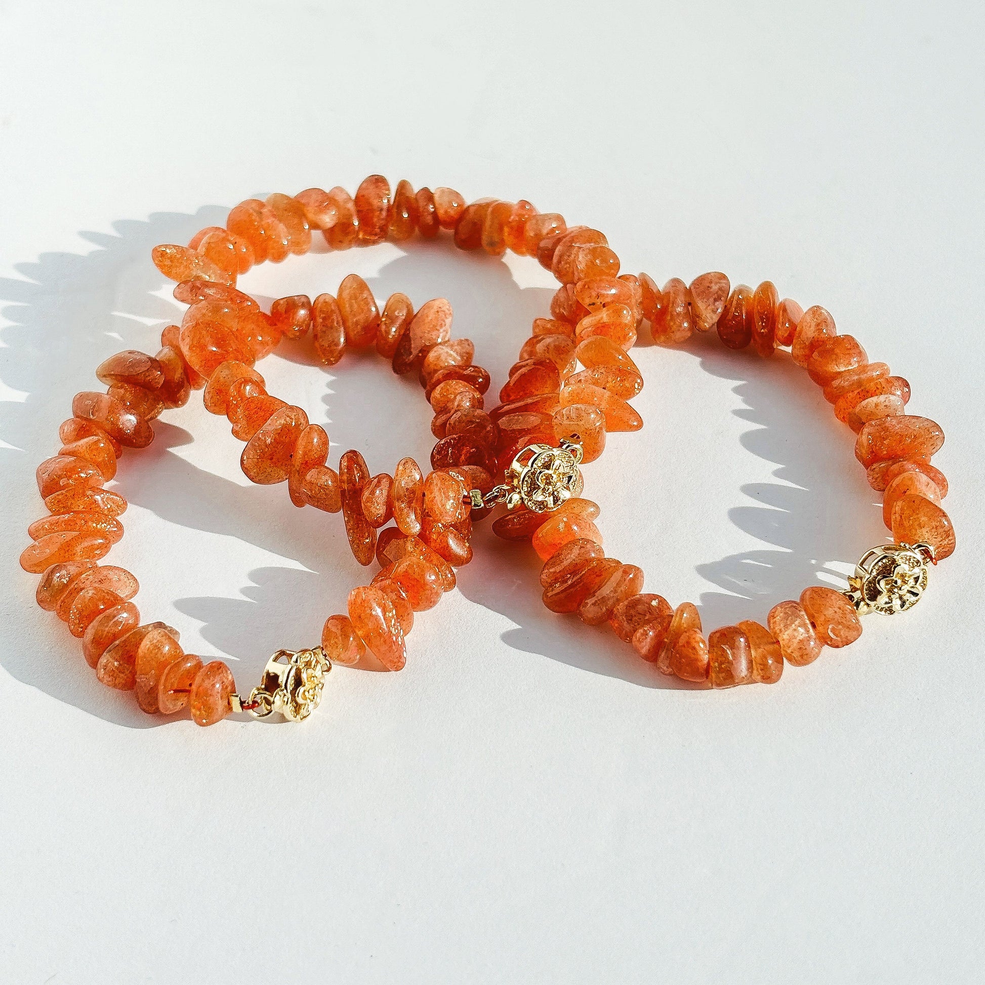 Sunstone Crystal Bracelet