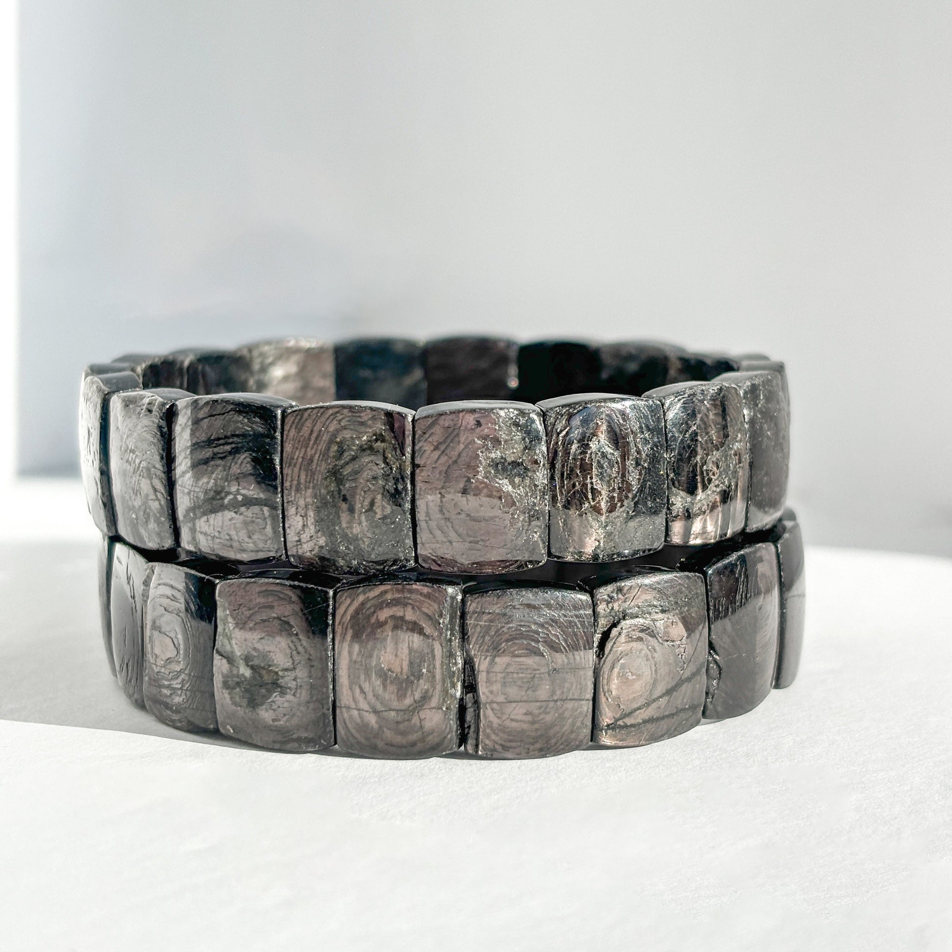 Hypersthene Crystal Bangle