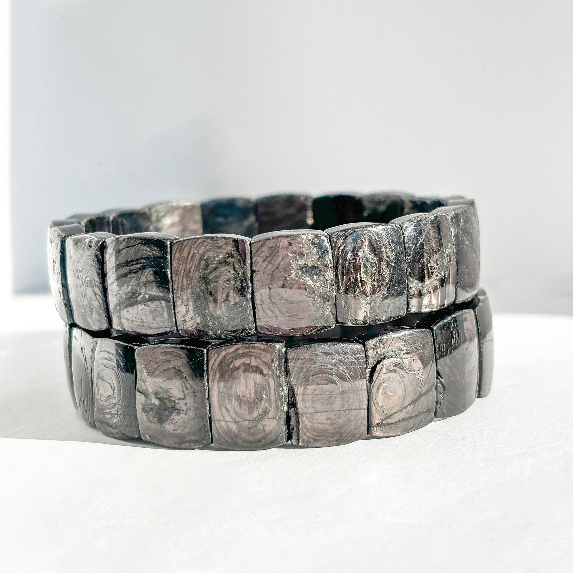 Hypersthene Crystal Bangle