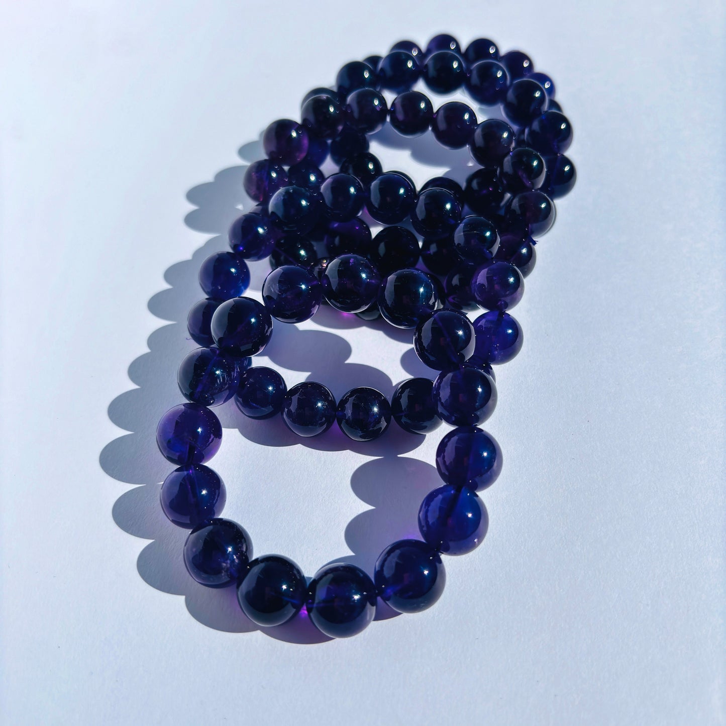 High Grade Uruguay Amethyst Crystal Bracelet