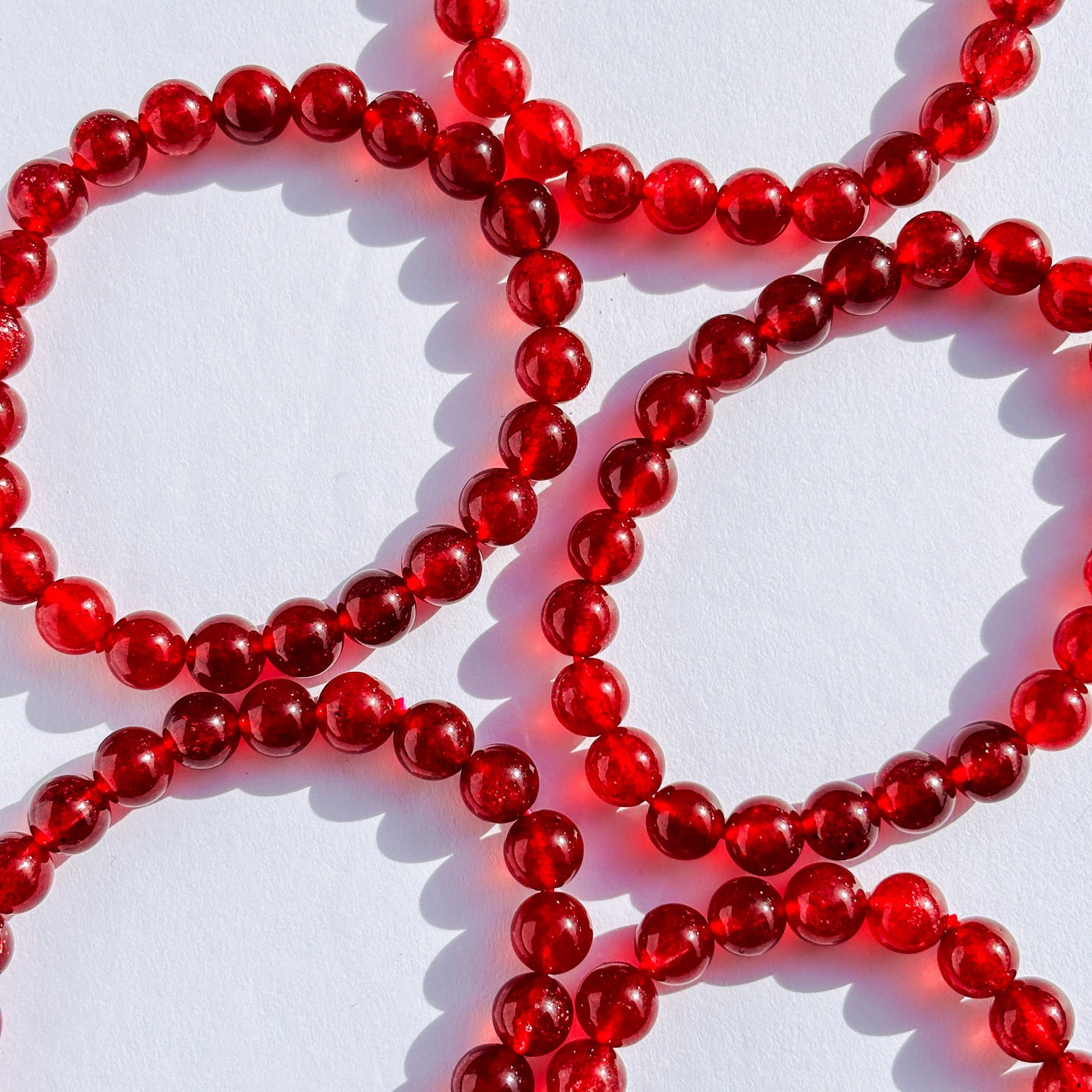 Strawberry Quartz Bracelet
