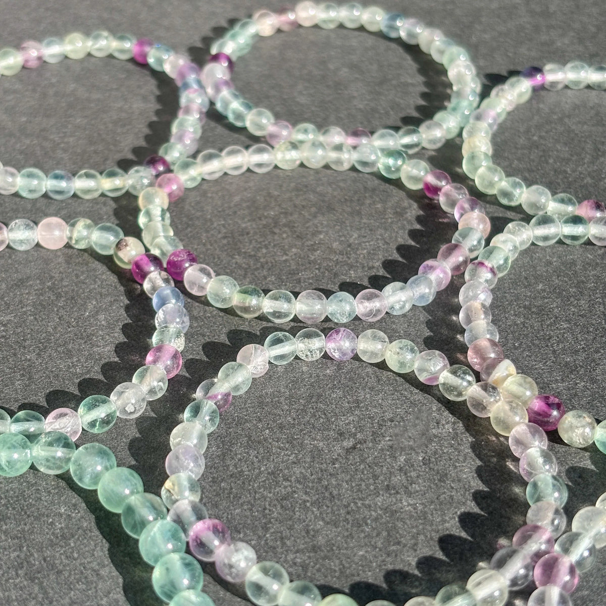 Fluorite Bracelet Rainbow Fluorite Crystal Bracelet Fluorite Jewelry Unicorn Fluorite Gemstone Bracelet Handmade Fluorite Stretch Bracelet