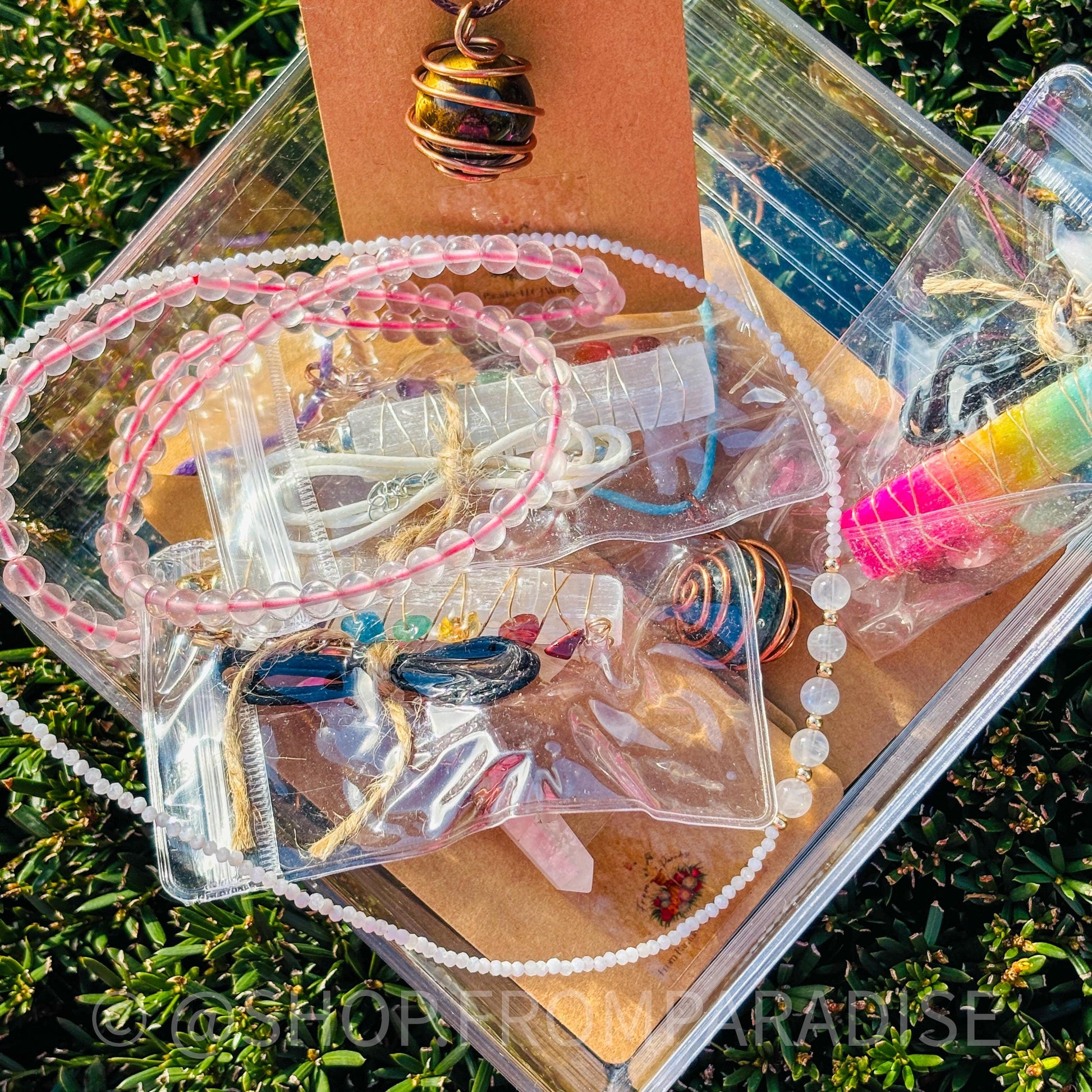 Surprise Mystery Jewelry Crystal Necklace