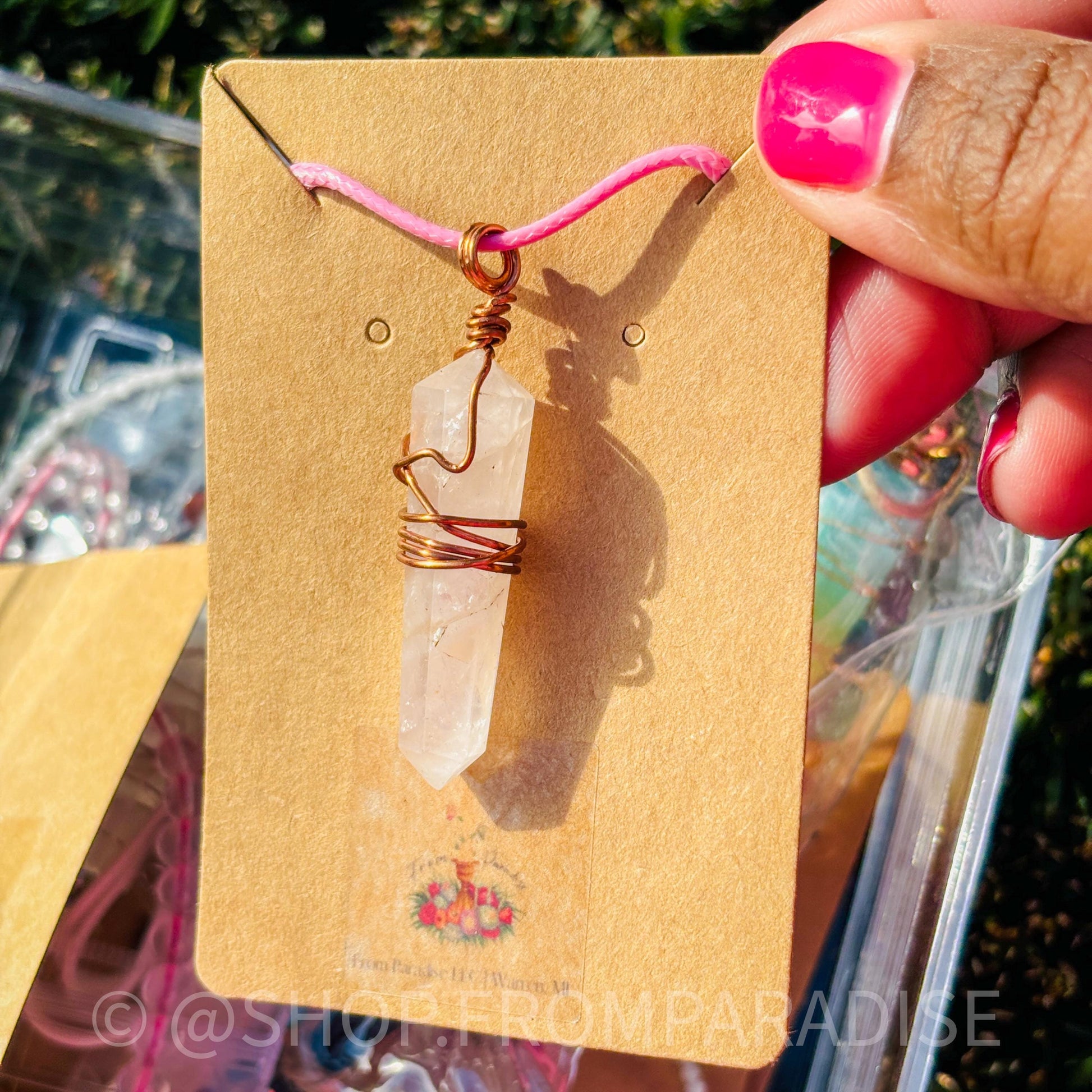 Surprise Mystery Jewelry Crystal Necklace