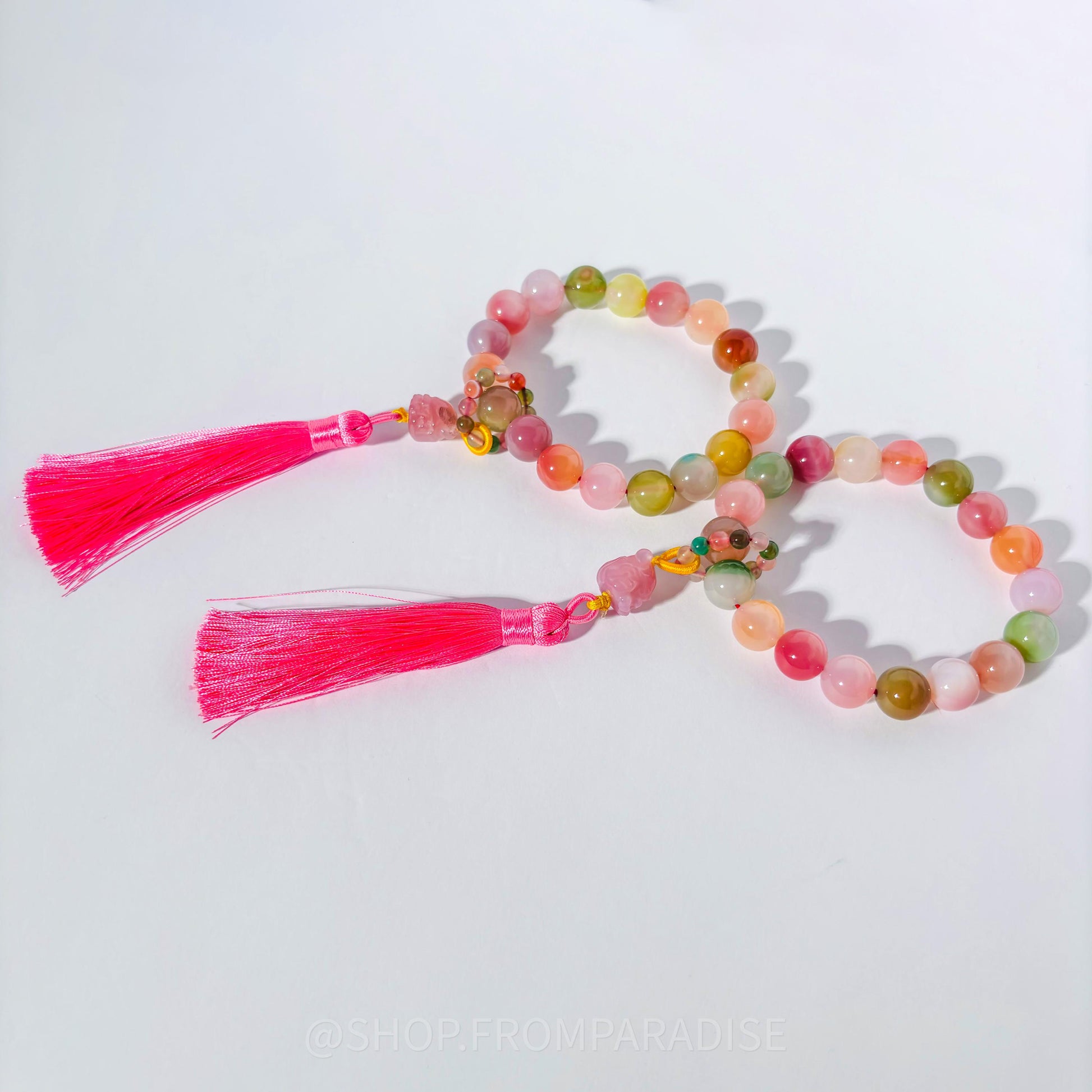 Yan Yuan Agate 9 Tail Fox Crystal Bracelet