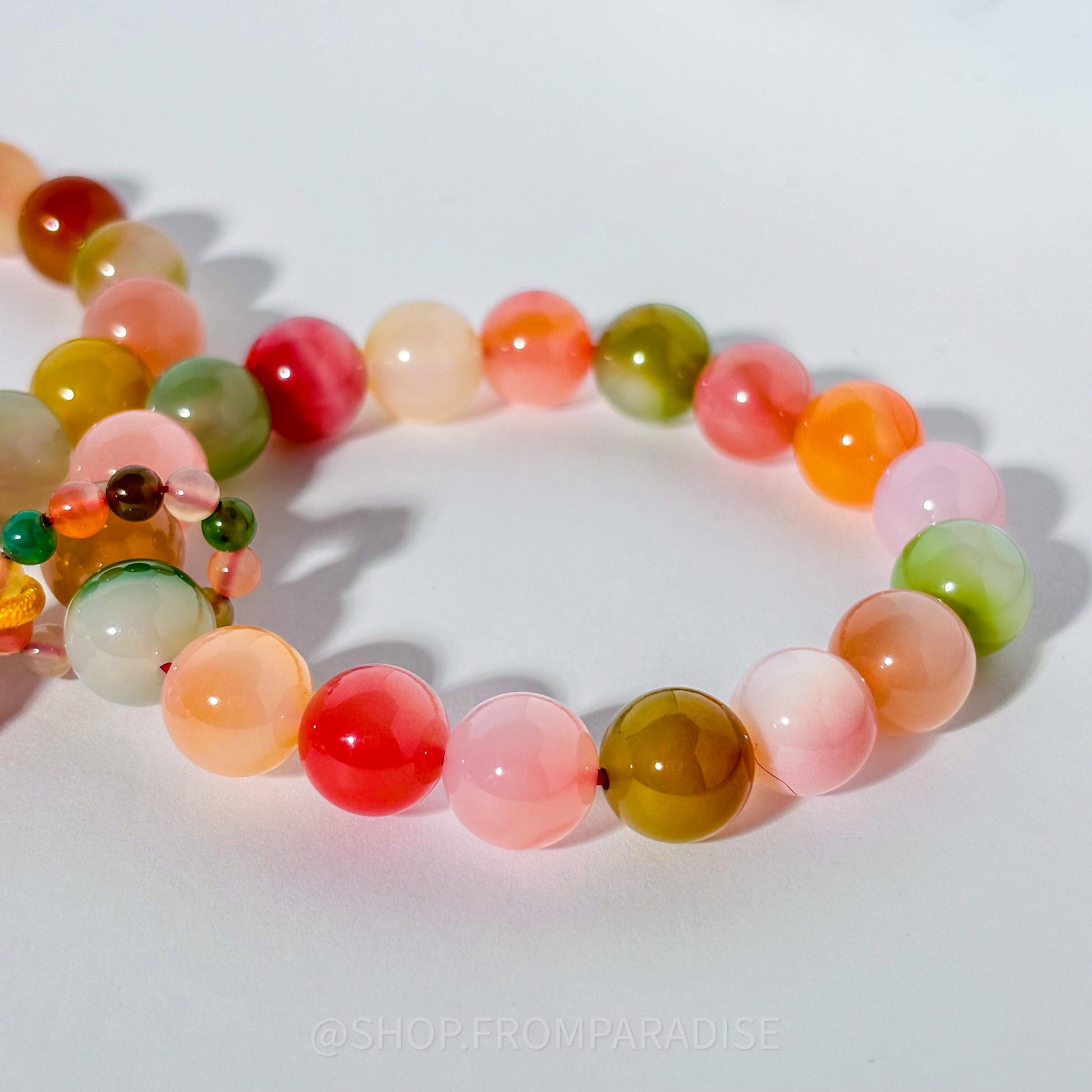 Yan Yuan Agate 9 Tail Fox Crystal Bracelet