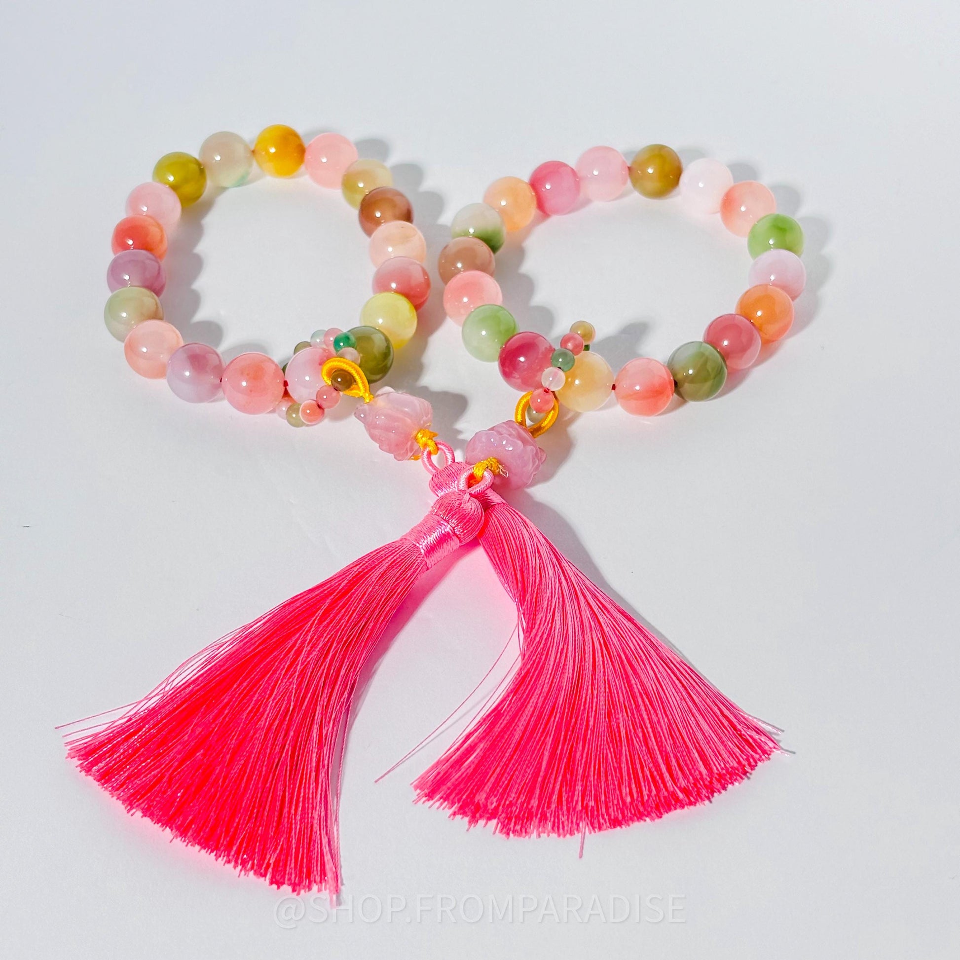Yan Yuan Agate 9 Tail Fox Crystal Bracelet