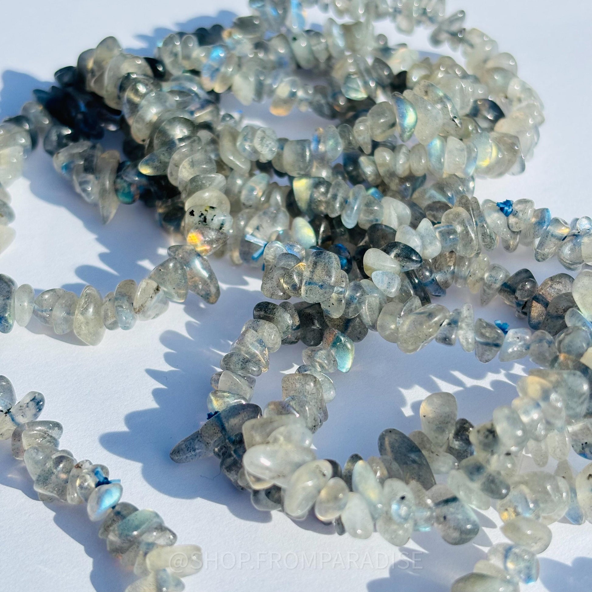 Labradorite Chip Bracelet