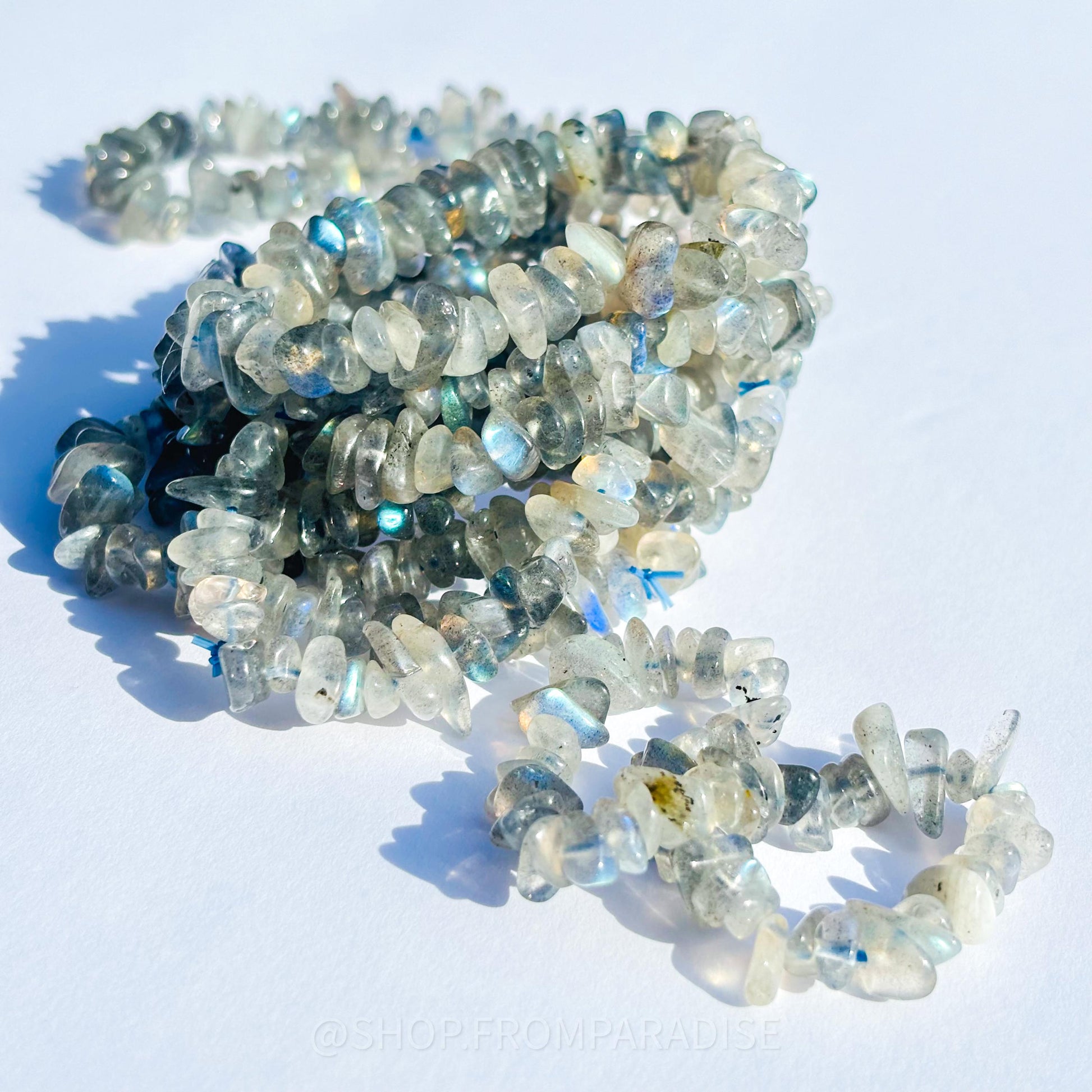 Labradorite Chip Bracelet