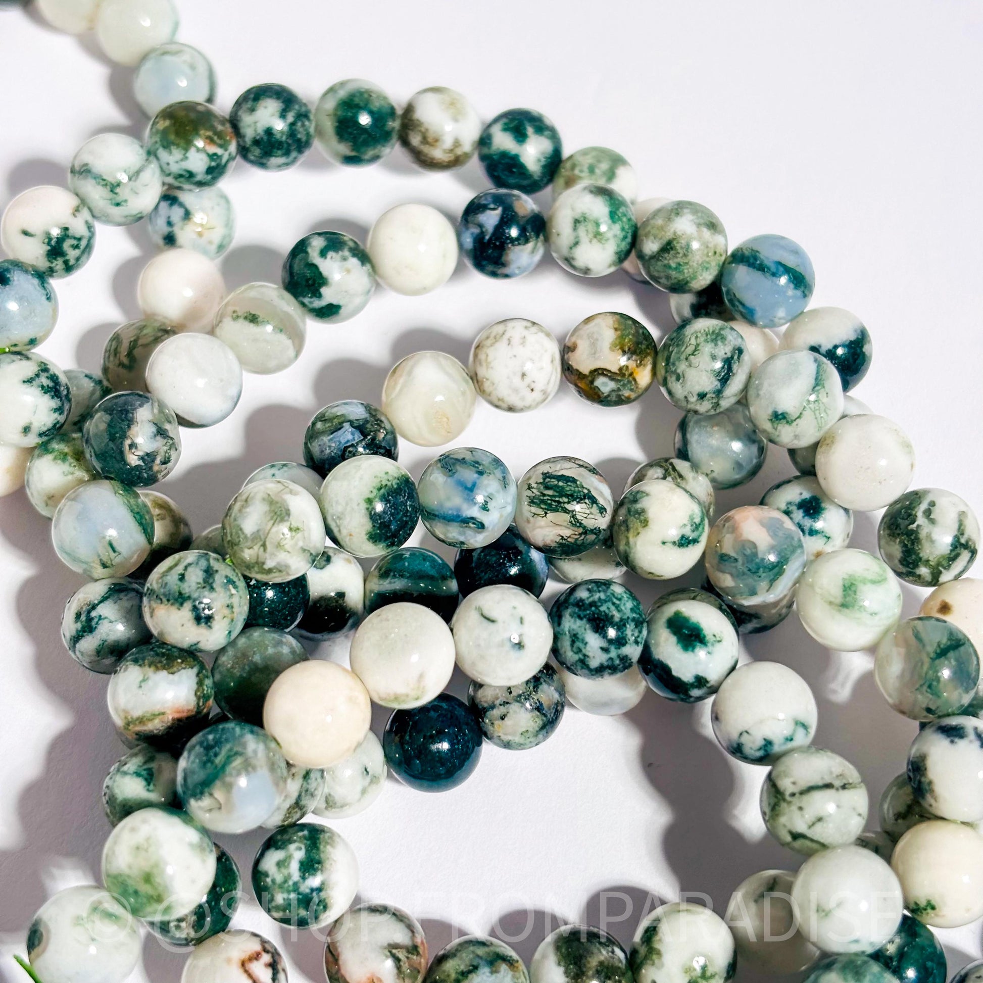 Tree Agate Crystal Bracelet
