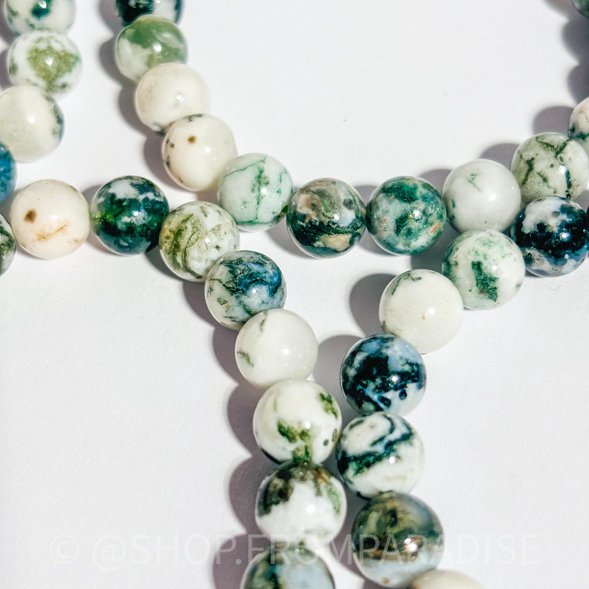Tree Agate Crystal Bracelet