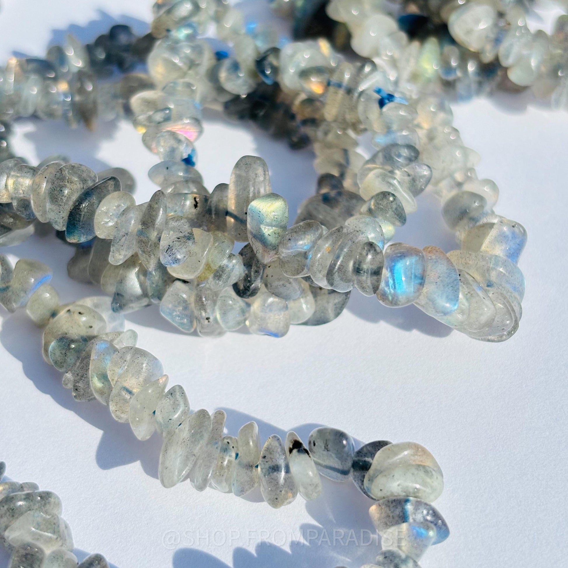 Labradorite Chip Bracelet