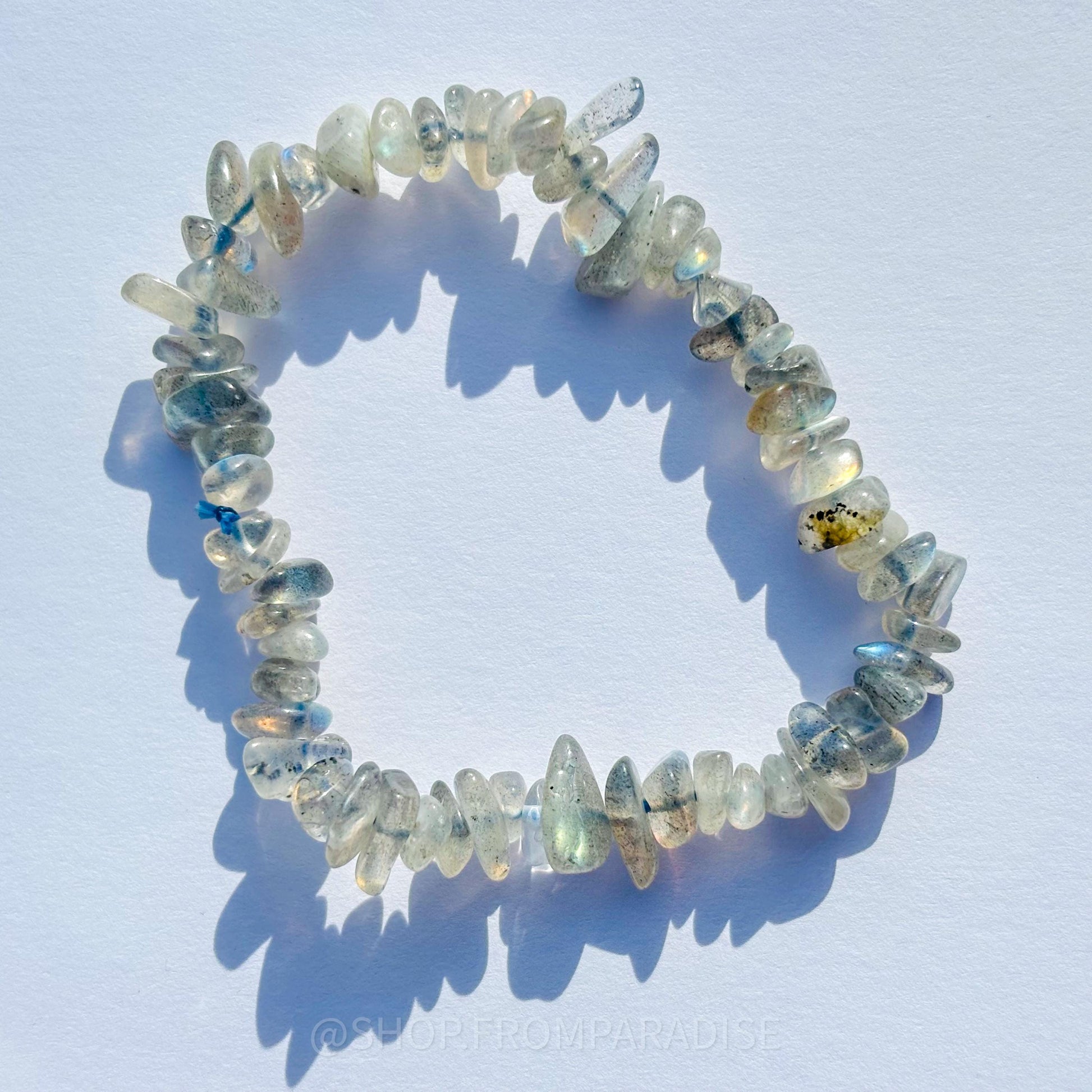 Labradorite Chip Bracelet