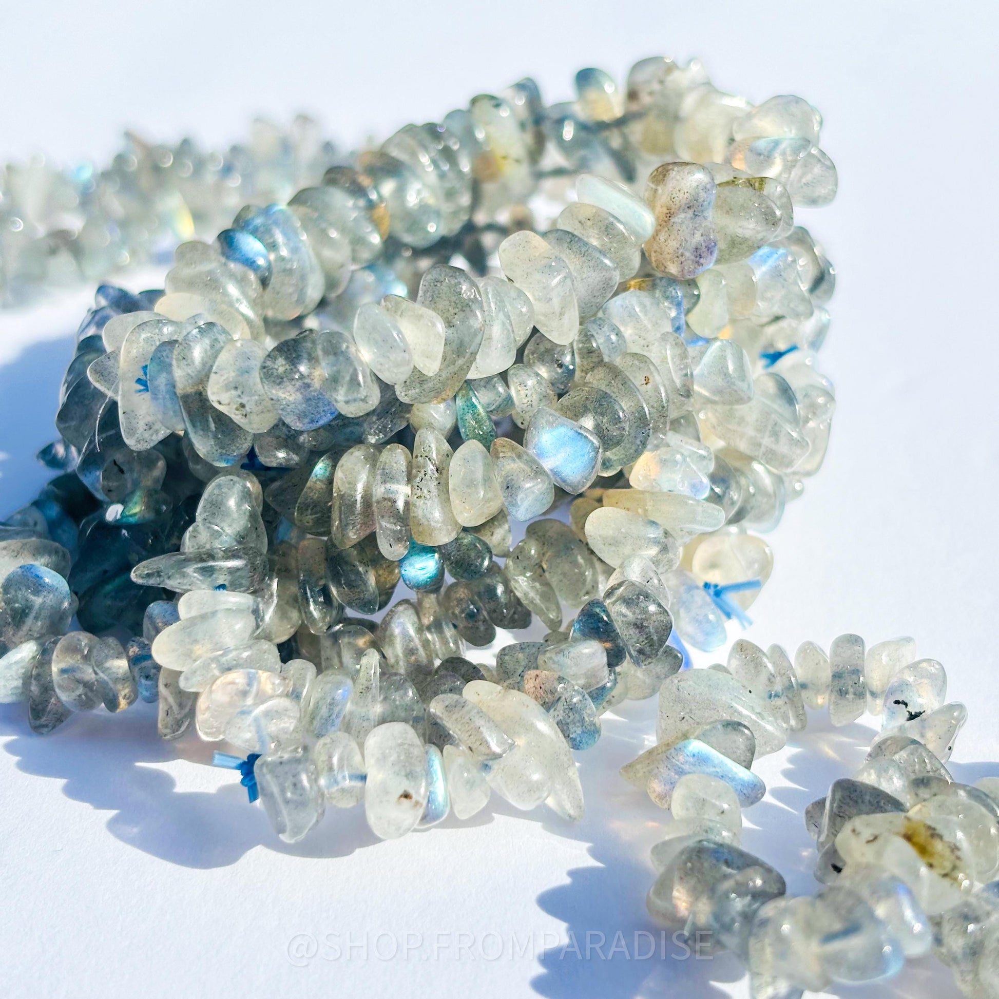 Labradorite Chip Bracelet