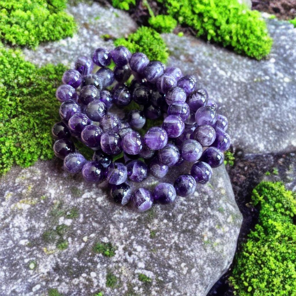 Dream Amethyst Crystal Stretch Bracelet