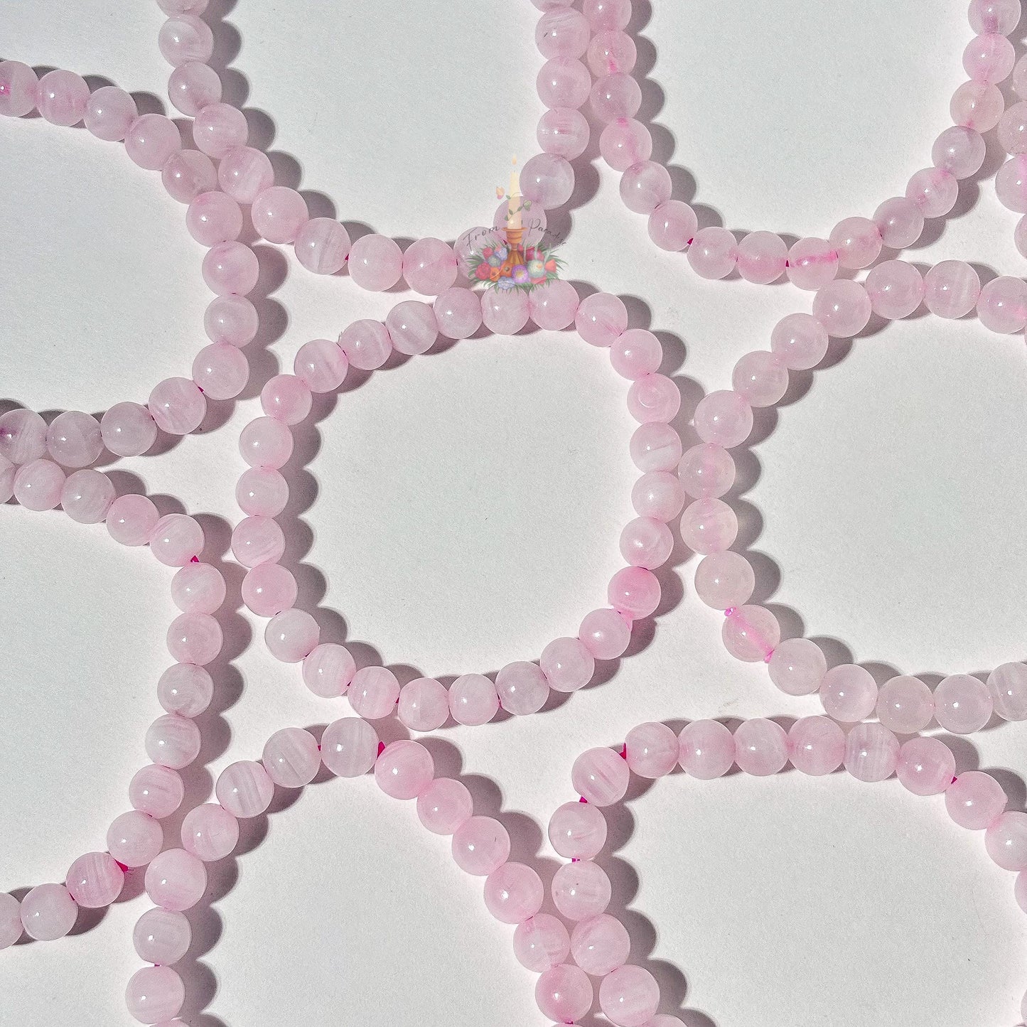 Pink Calcite Bracelet: Stone for Conpassion and Self Love | Crystal Jewelry