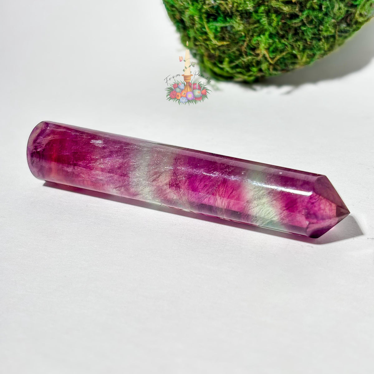 Fluorite Crystal Cylinder Tower