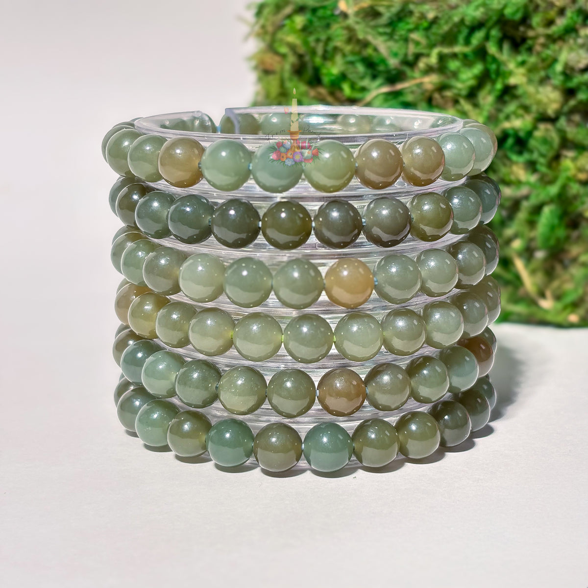 Natural Green Nephrite Jade Bracelet: Good Fortune & Abundance