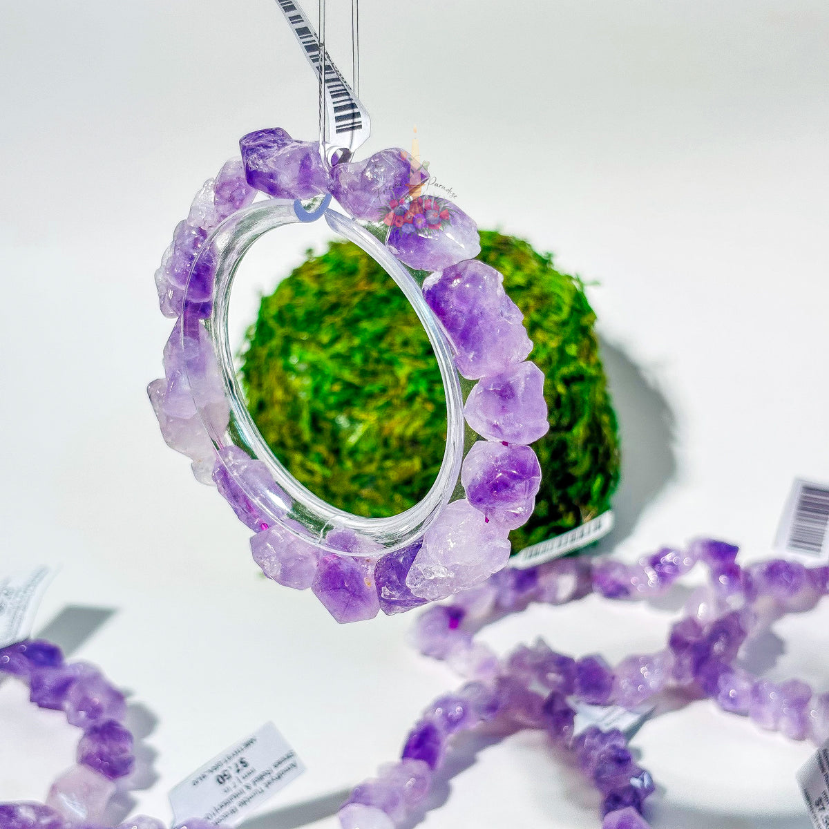 Amethyst Tumble Crystal Bracelet: Stress Relief & Intuition