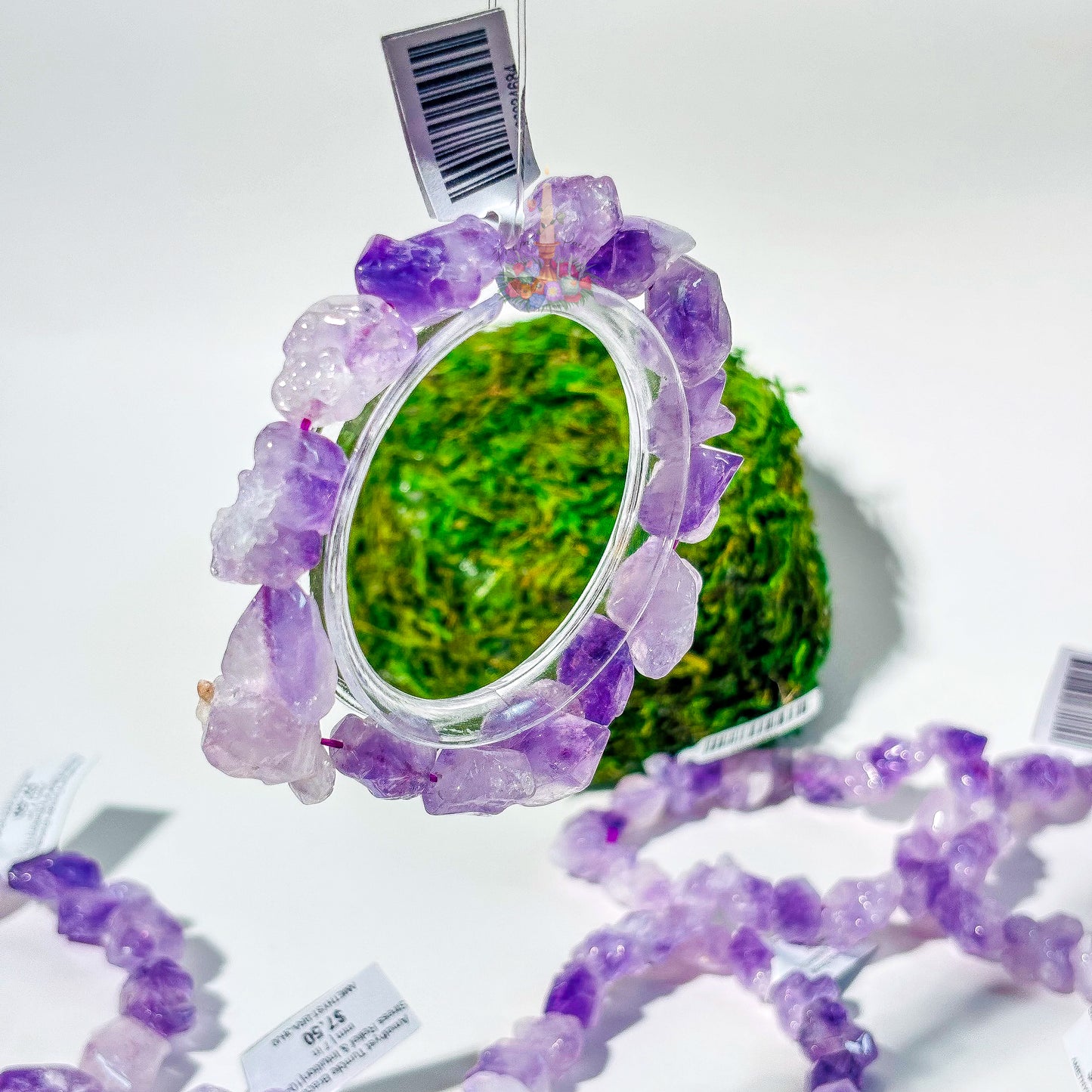 Amethyst Tumble Crystal Bracelet: Stress Relief & Intuition