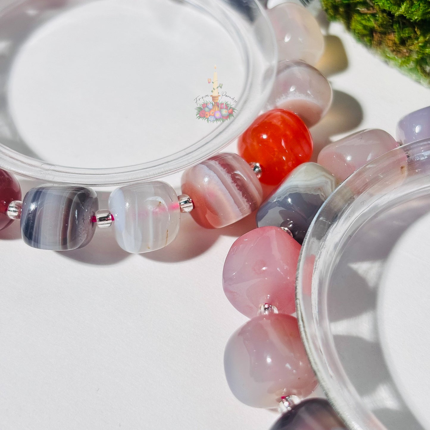 Botswana Agate Crystal Bracelet: Emotional Stability & Resilience
