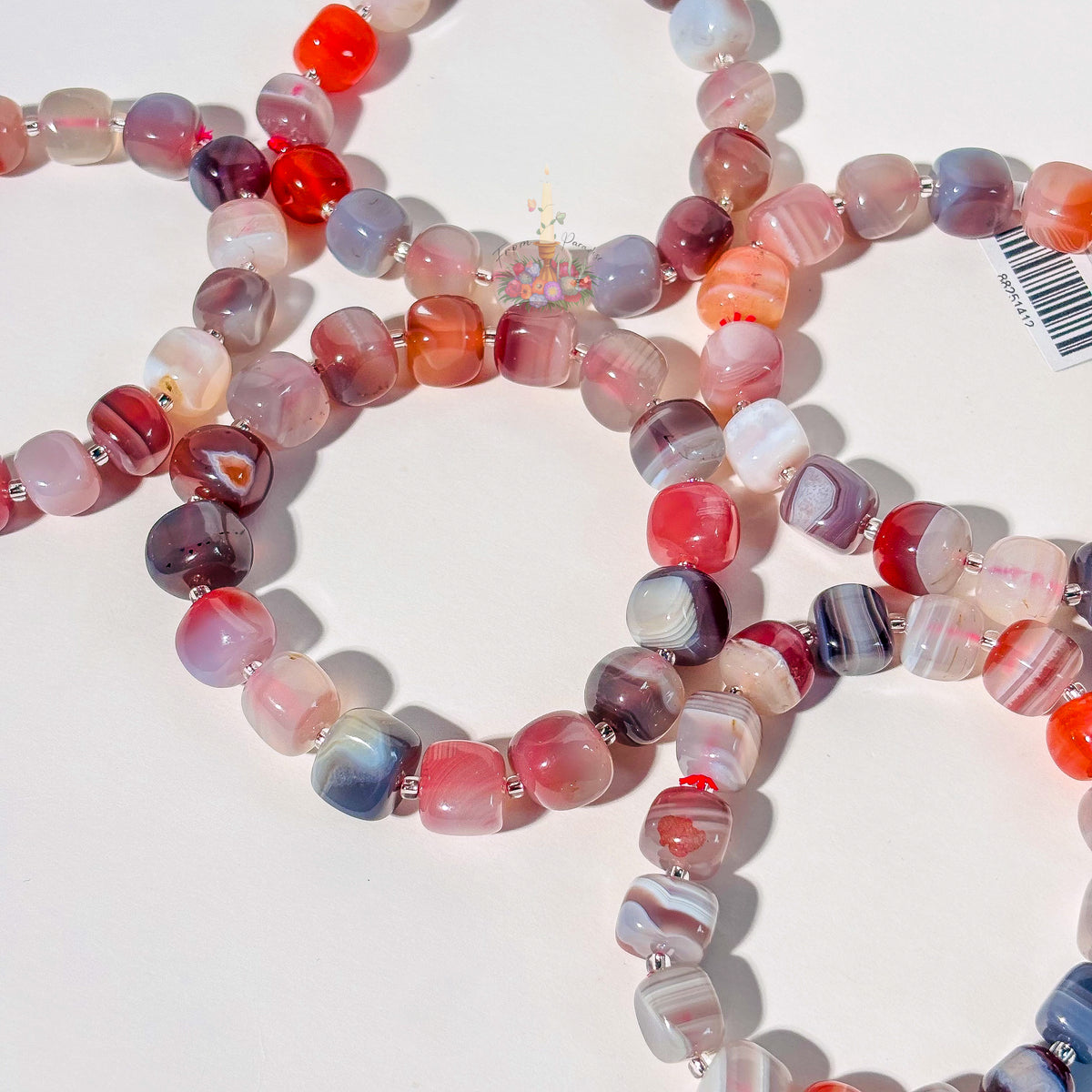 Botswana Agate Crystal Bracelet: Emotional Stability & Resilience