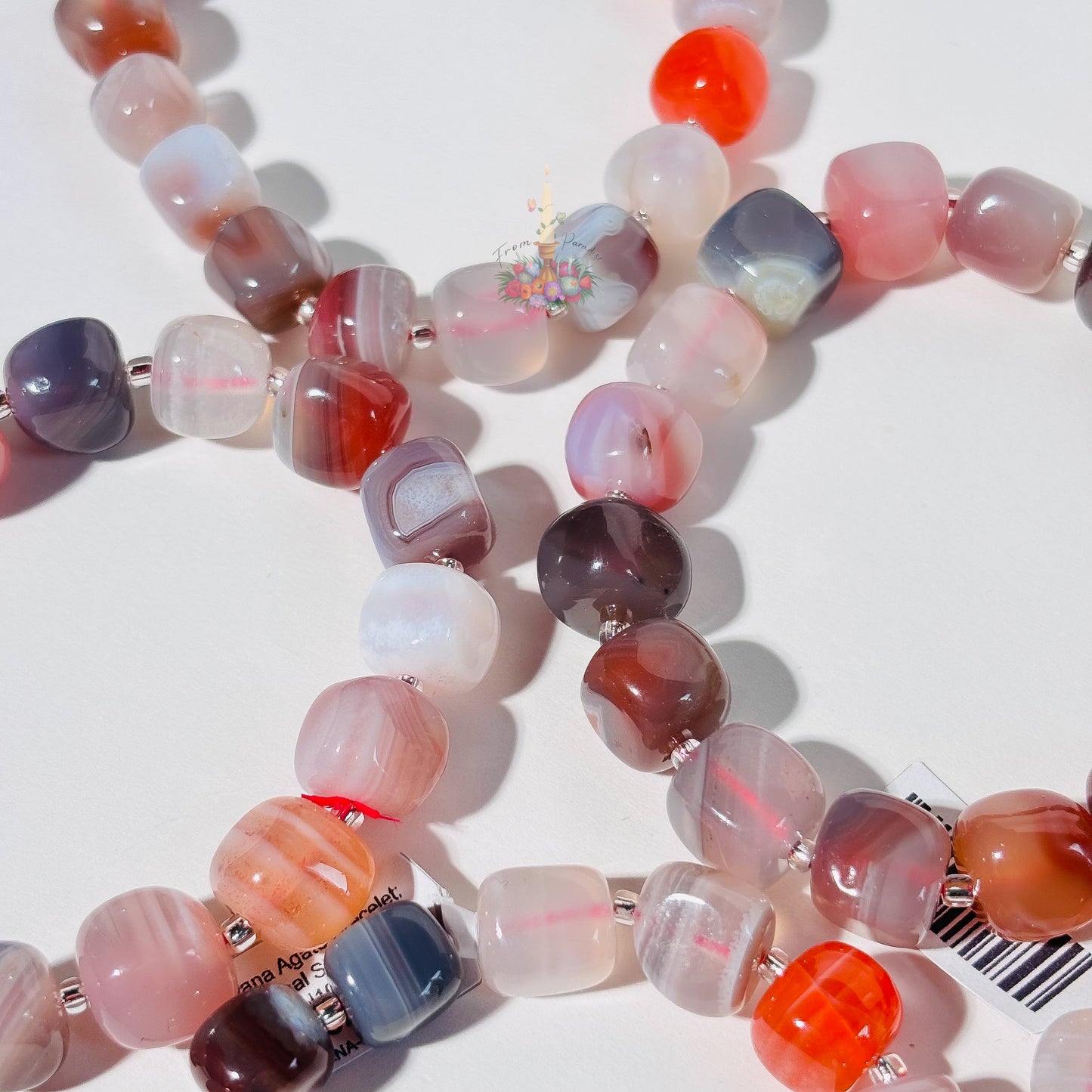 Botswana Agate Crystal Bracelet: Emotional Stability & Resilience
