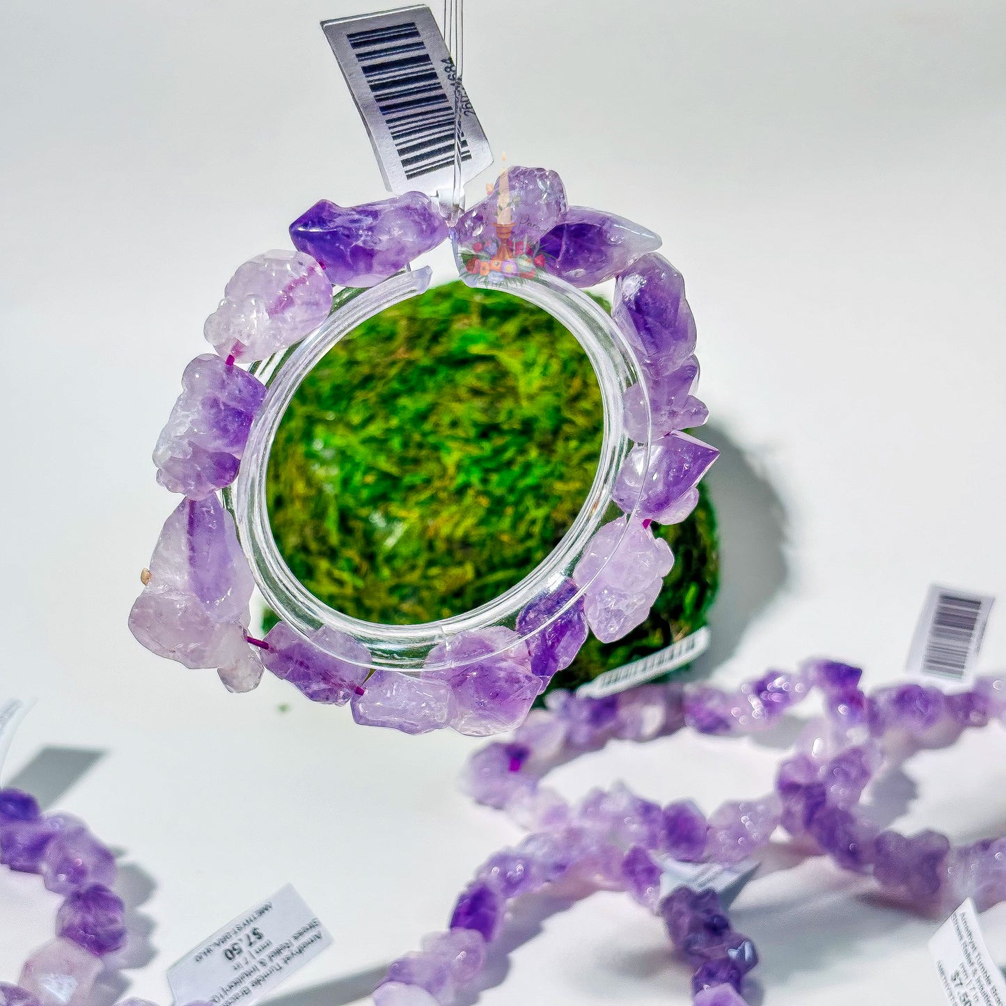 Amethyst Tumble Crystal Bracelet: Stress Relief & Intuition