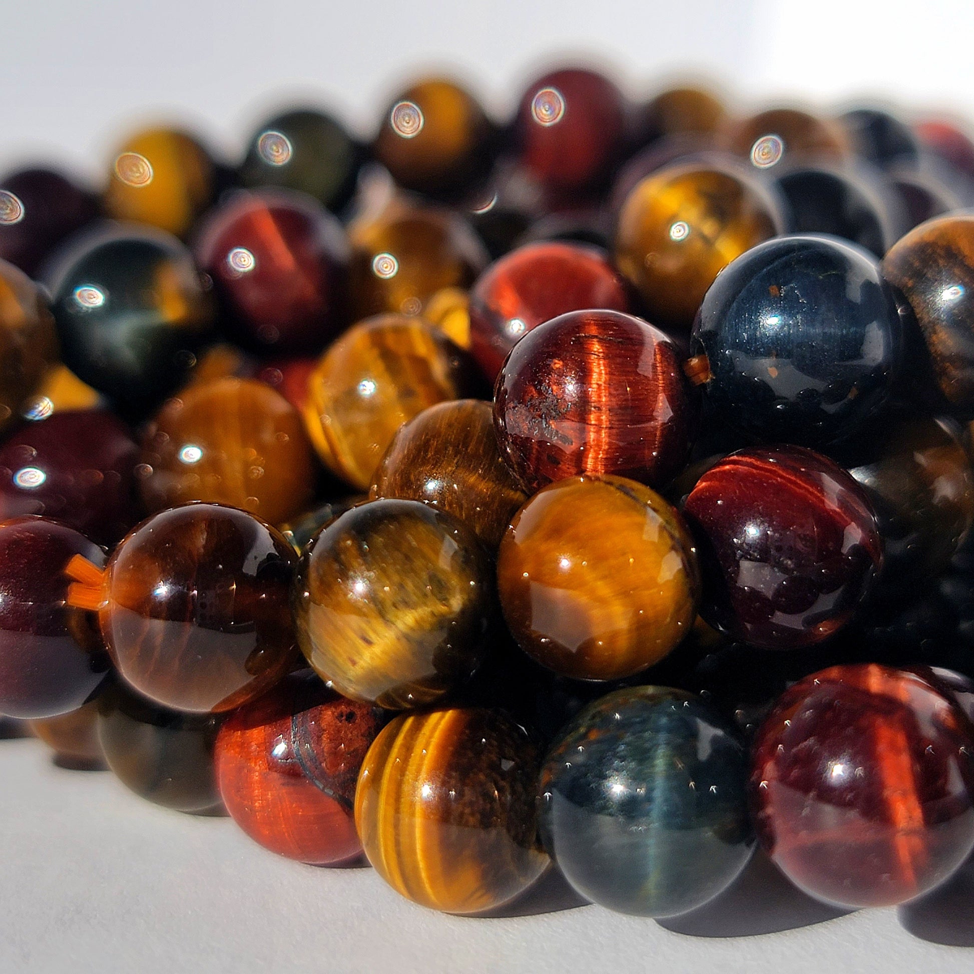 Mixed Tigers Eye Crystal Bracelet