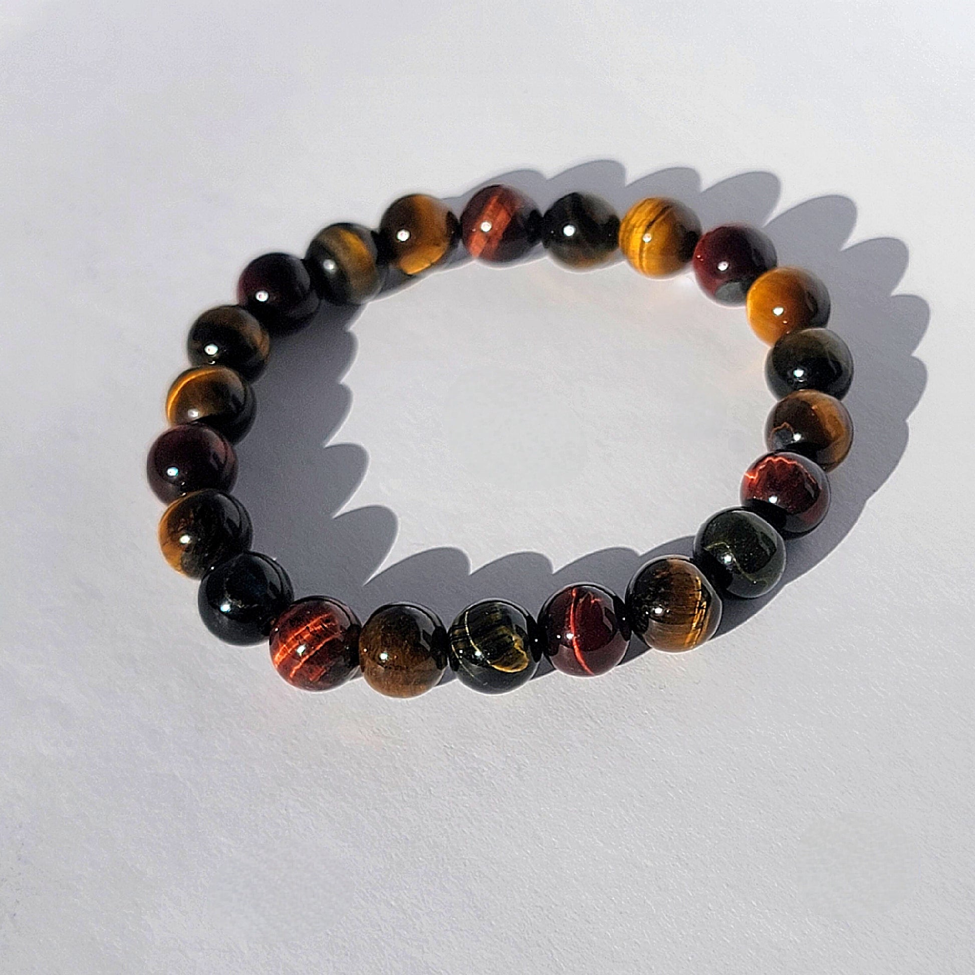 tigers eye mens barcelet