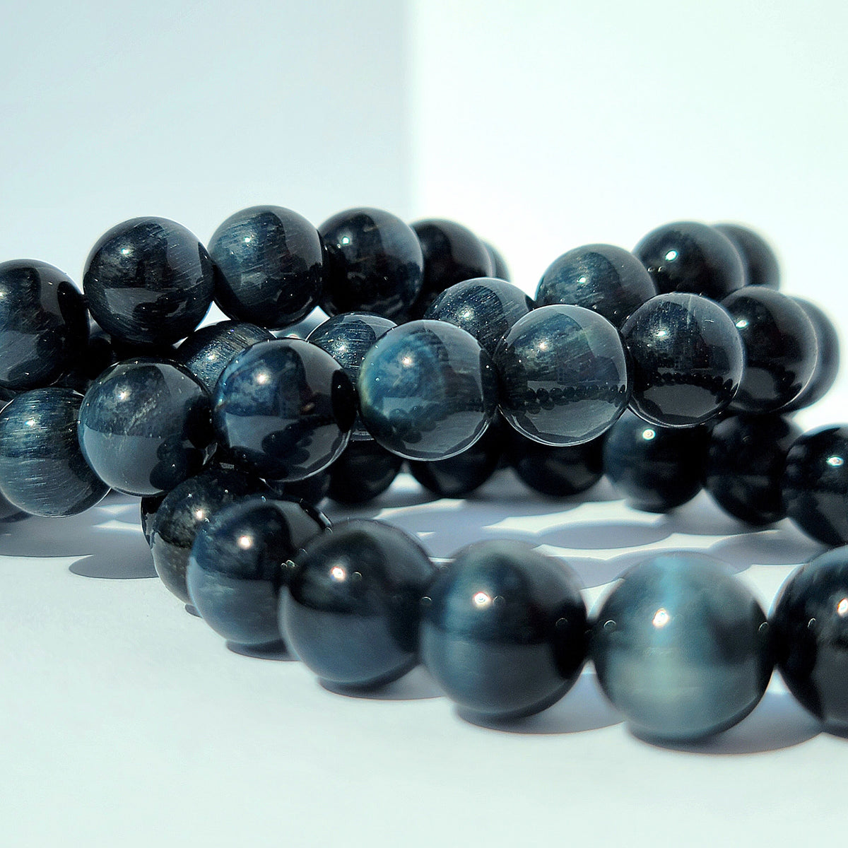 Natural Blue Tigers Eye Crystal Bracelet