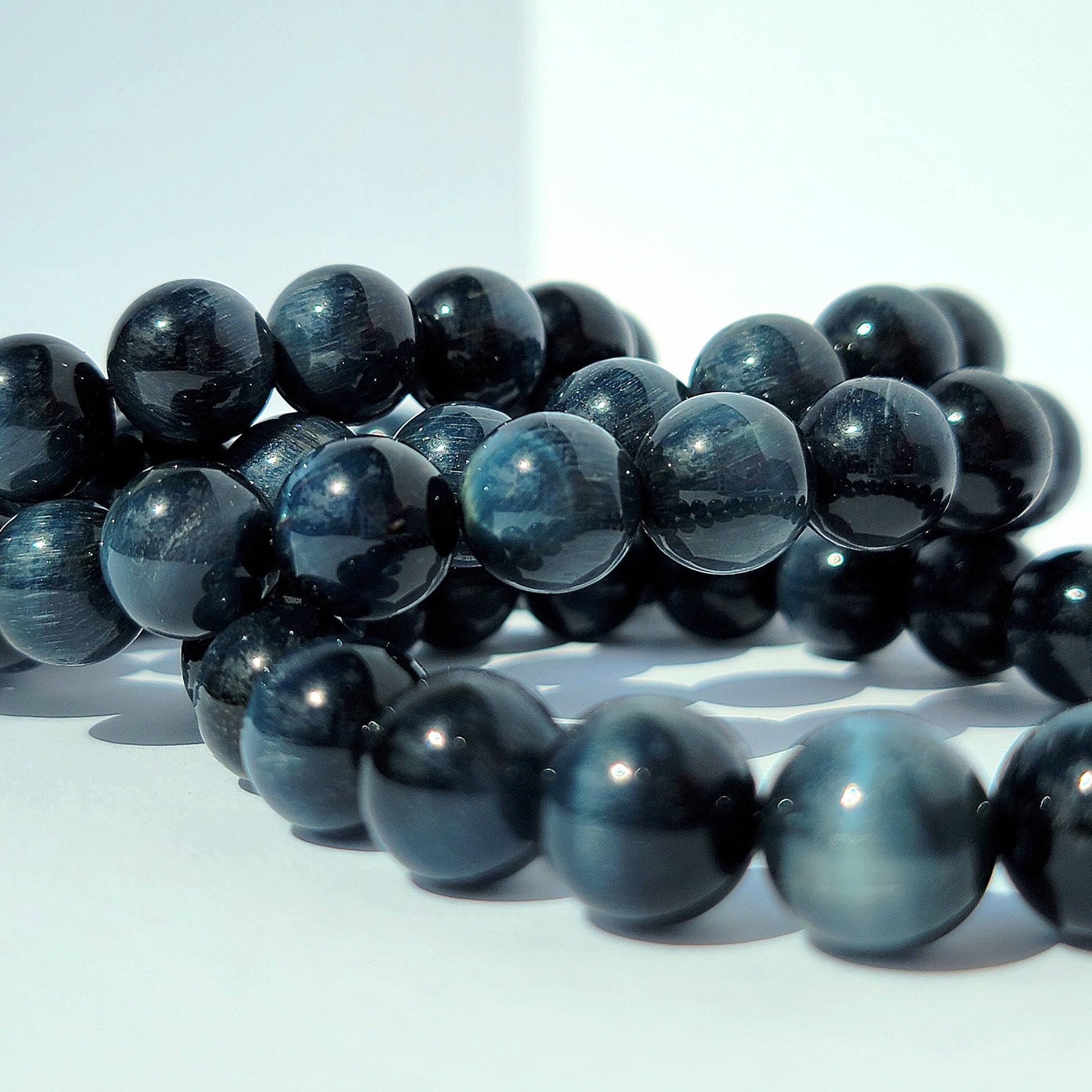 Natural Blue Tigers Eye Crystal Bracelet
