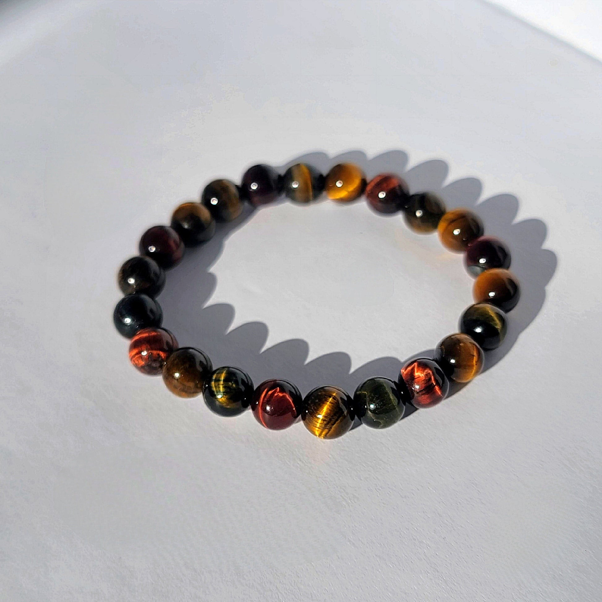 mixed tigers eye crystal bracelet