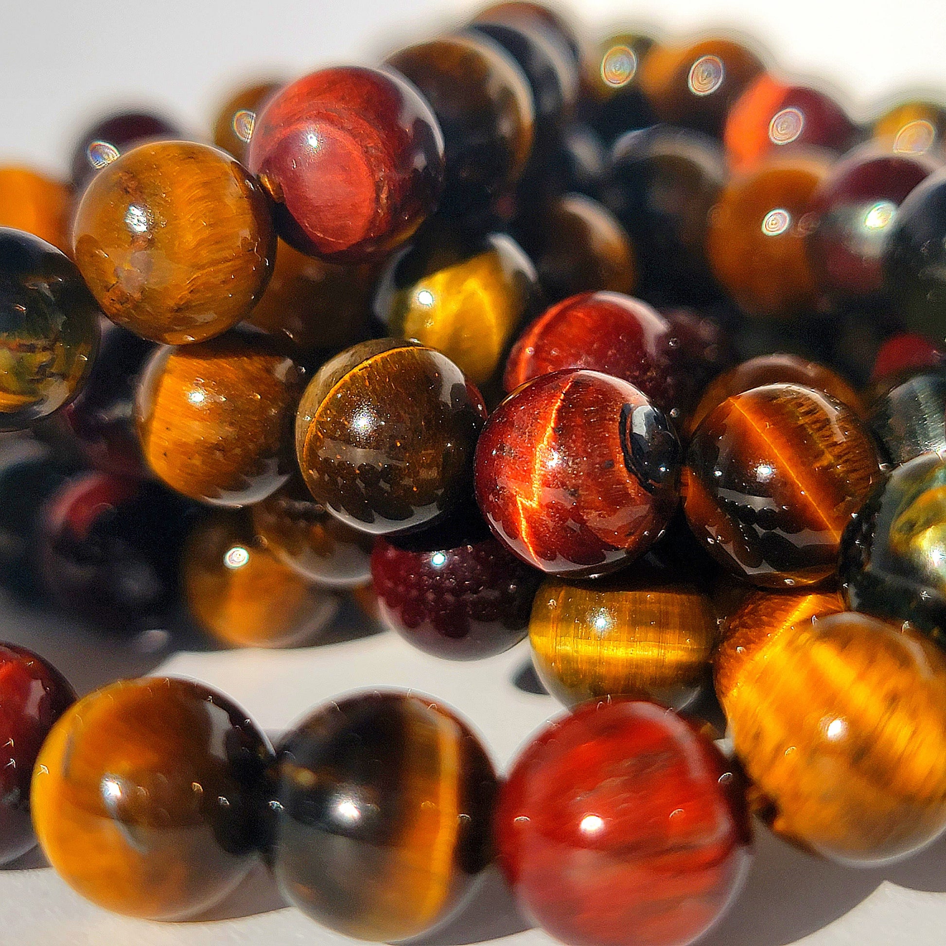 crystal gemstone bracelet tigers eye